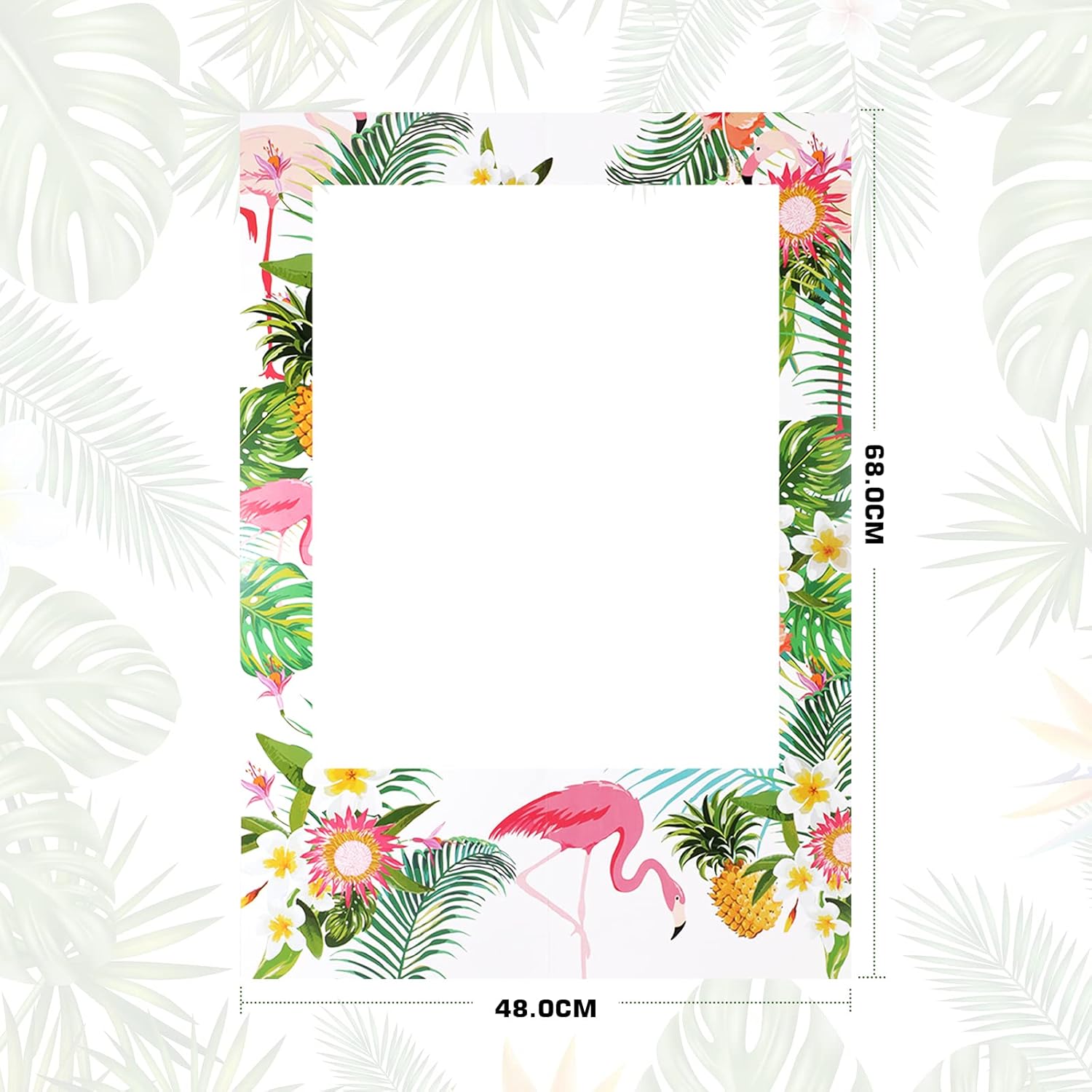 PHOGARY Luau Photo Booth Props 15PCS Tropical Party Kit
