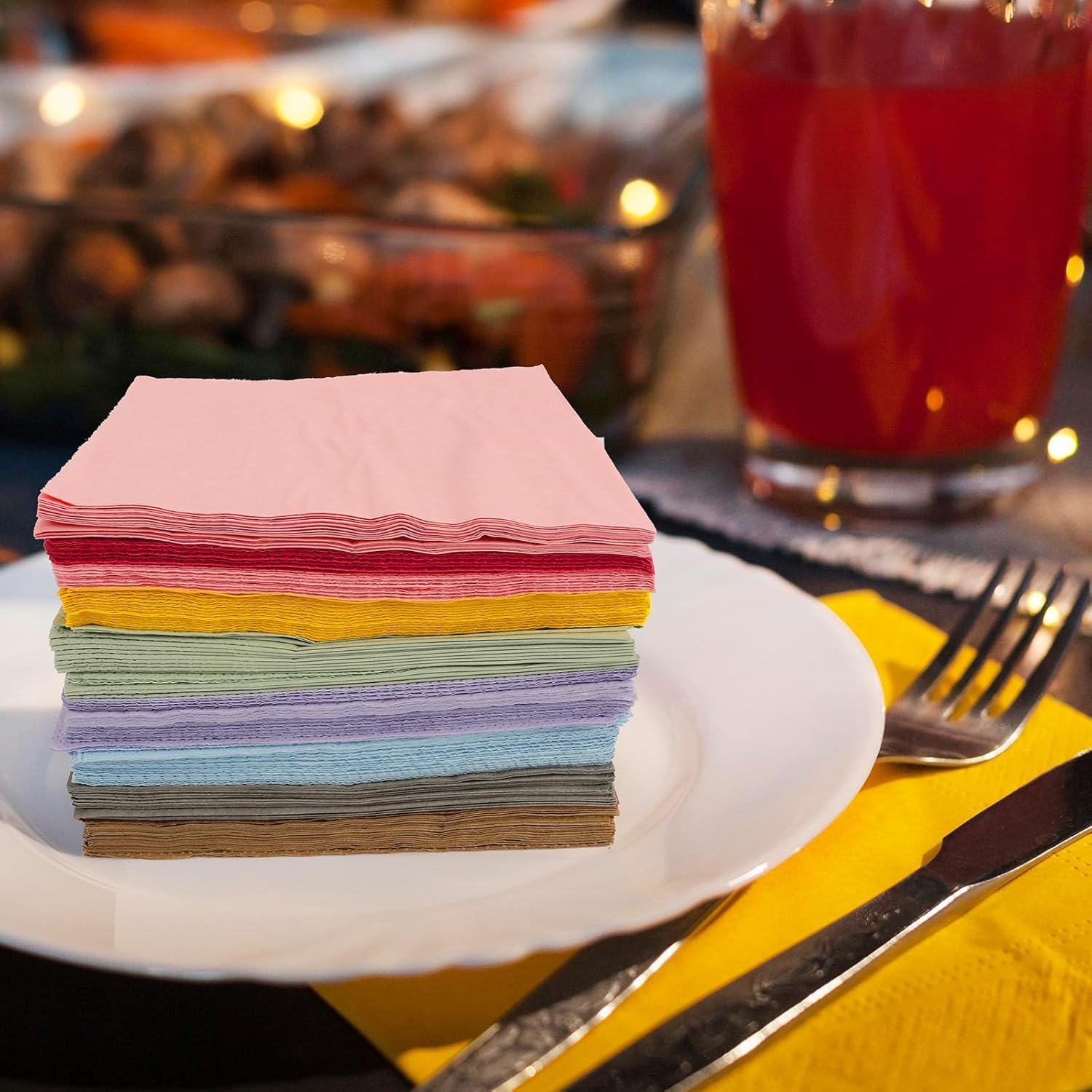 MITINU Cocktail Napkin Paper 9 Colors