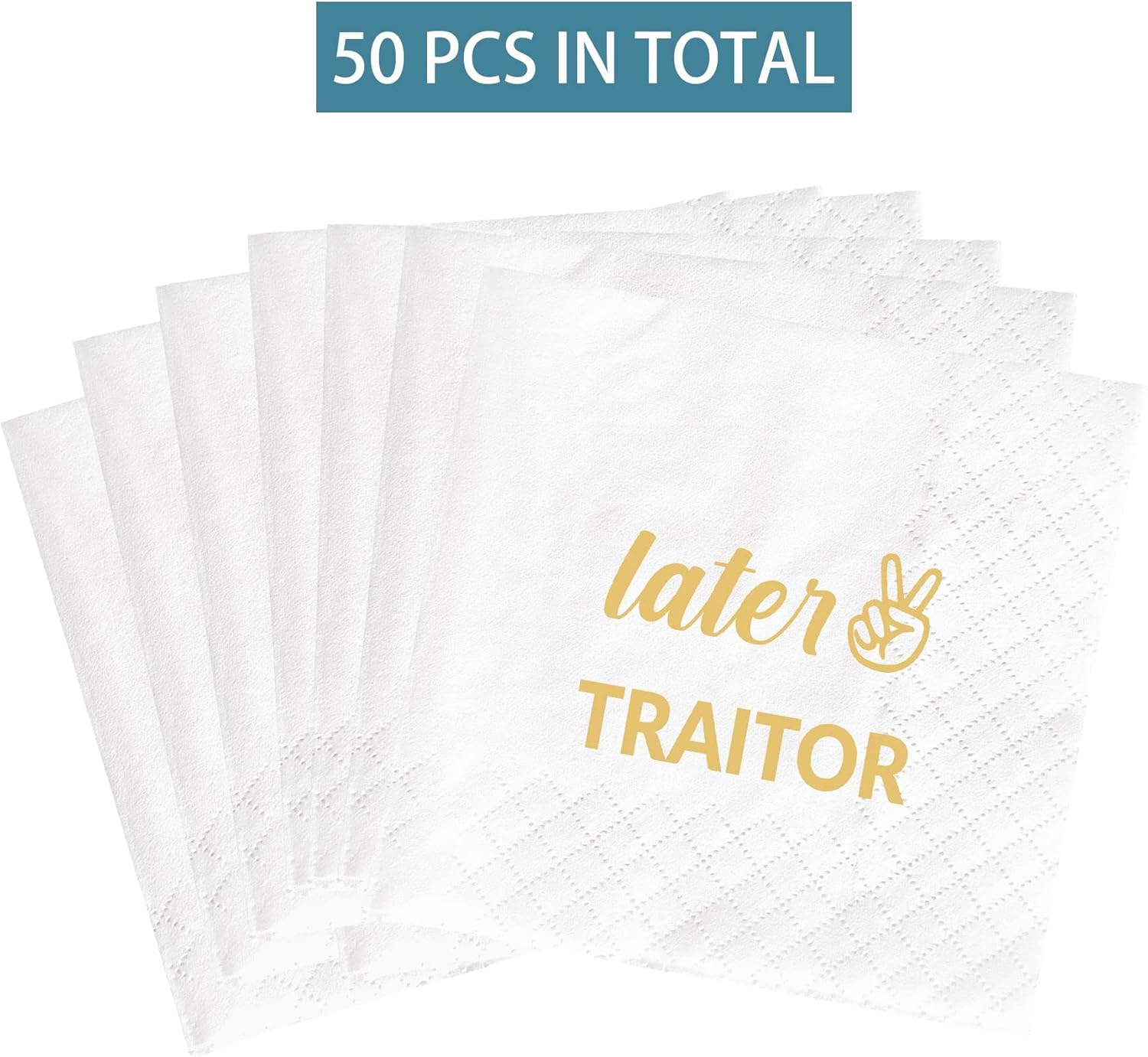 Funny Coworker Leaving Napkins Banner for Going Away Party