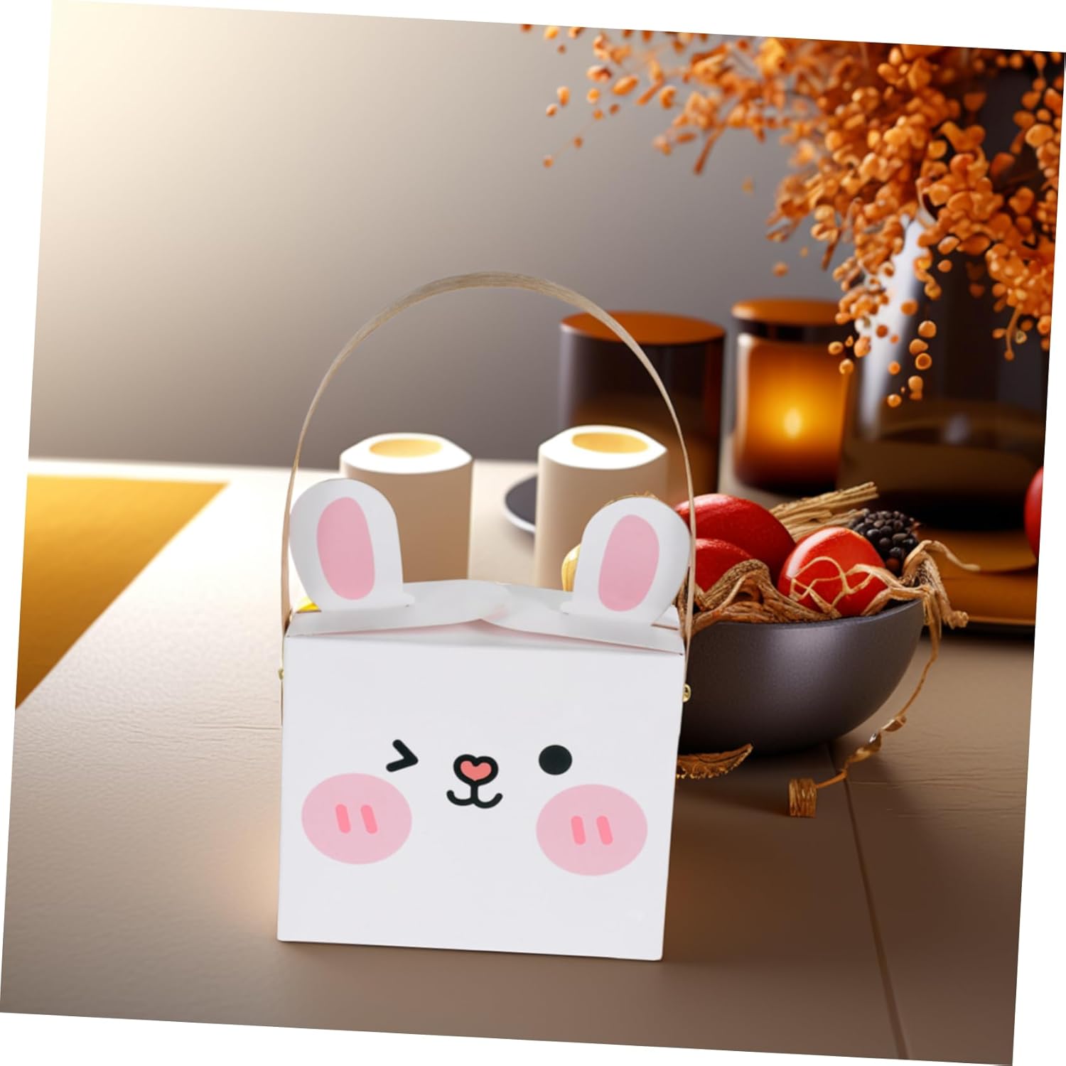 Cute Easter Party Favors Bunny Boxes with Treats for Kids