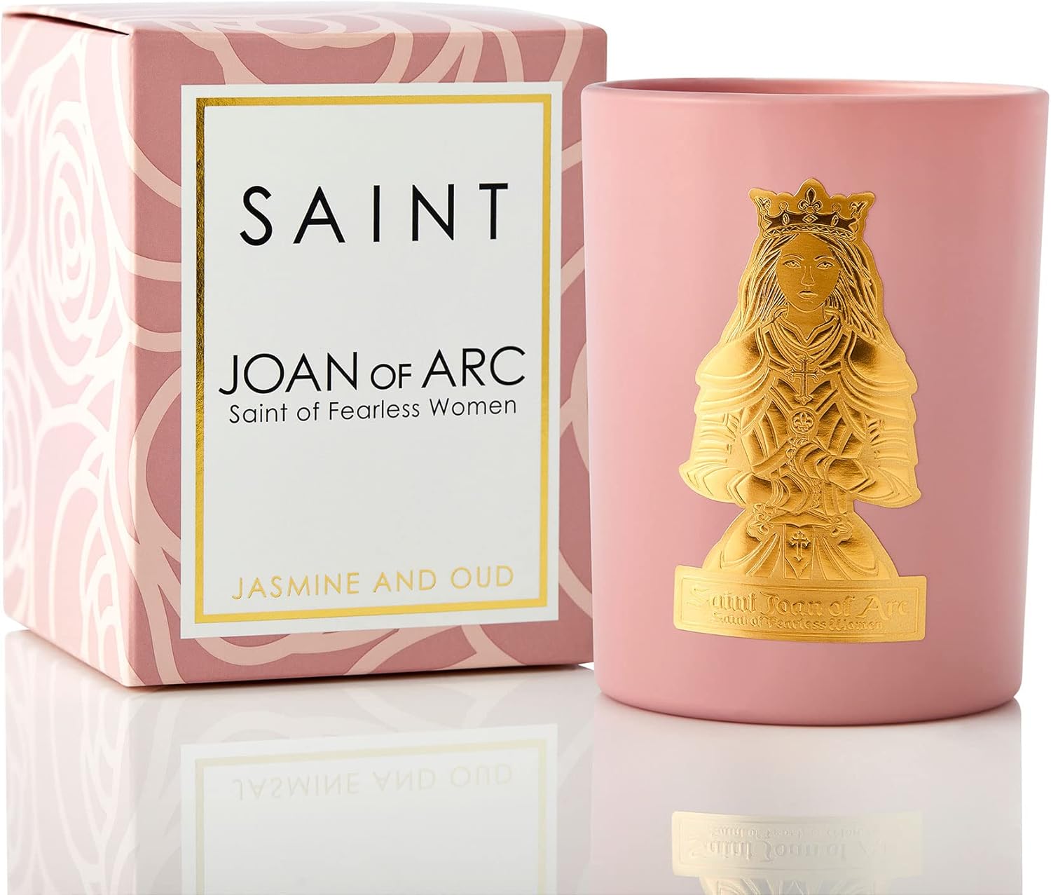 SAINT Joan of Arc Scented Candle with Prayer Coin