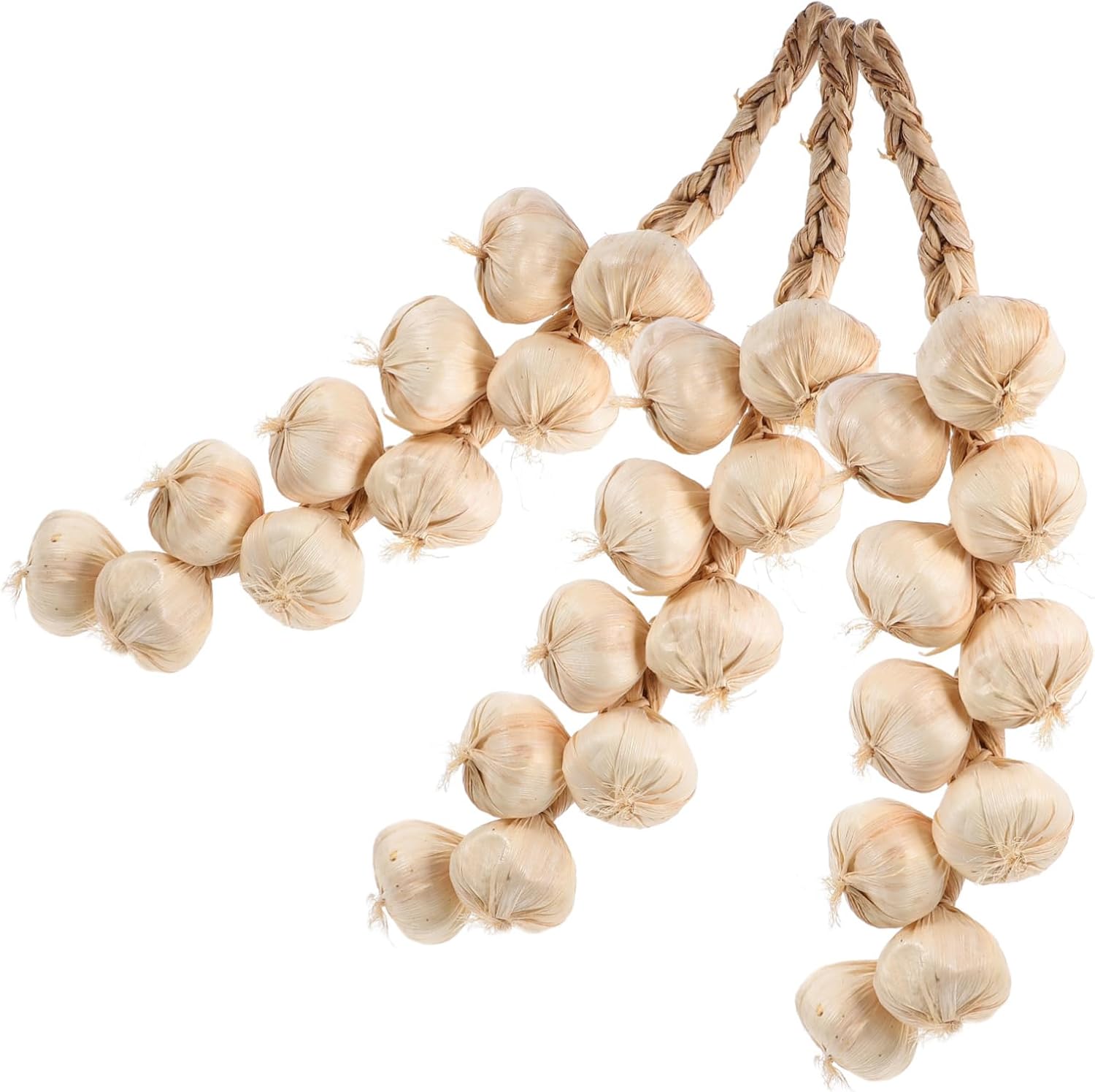 Cabilock 3Pcs Artificial Garlic Strings Kitchen Decor