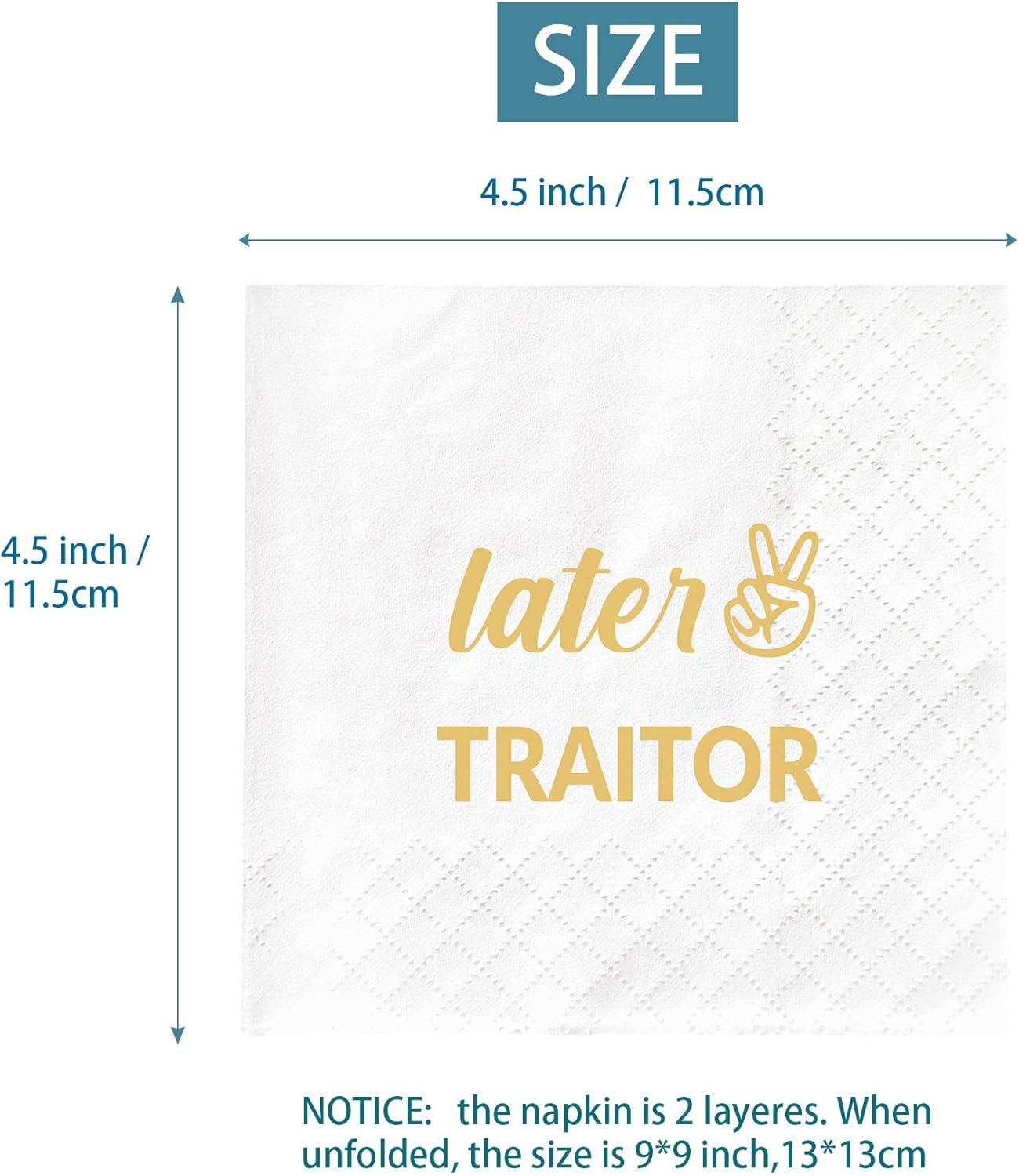Funny Coworker Leaving Napkins Banner for Going Away Party