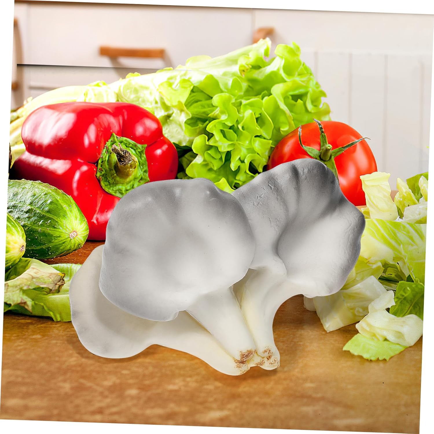Realistic Artificial Oyster Mushrooms Photo Prop