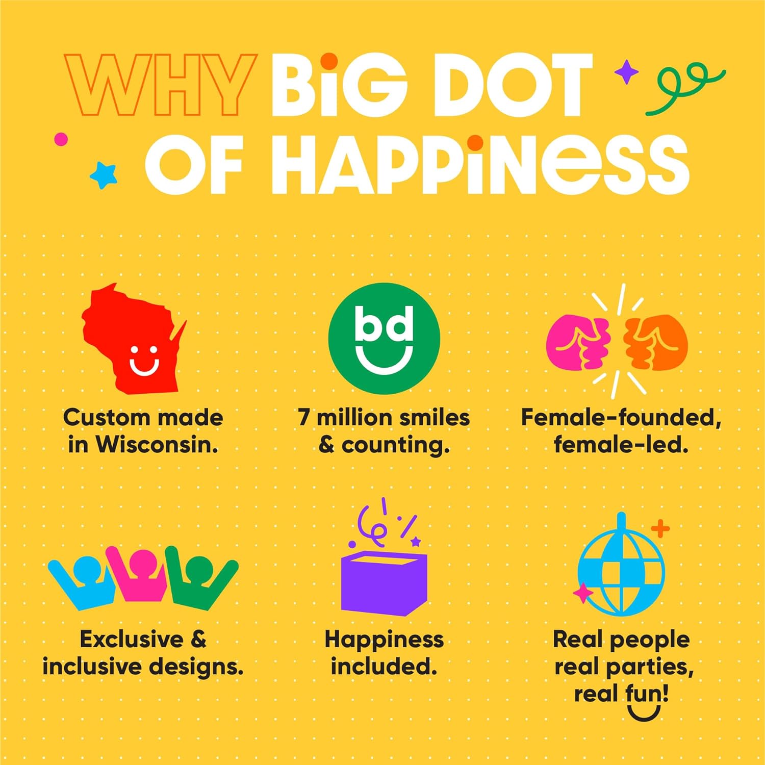 Big Dot of Happiness Party Bow Box Set of 12
