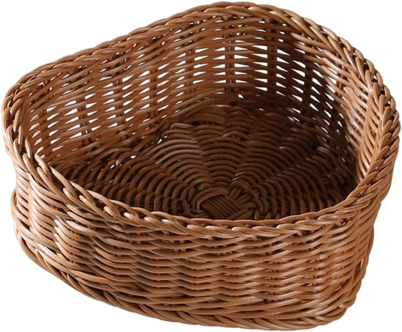 Heart Shaped Woven Basket for Valentine Wedding Party
