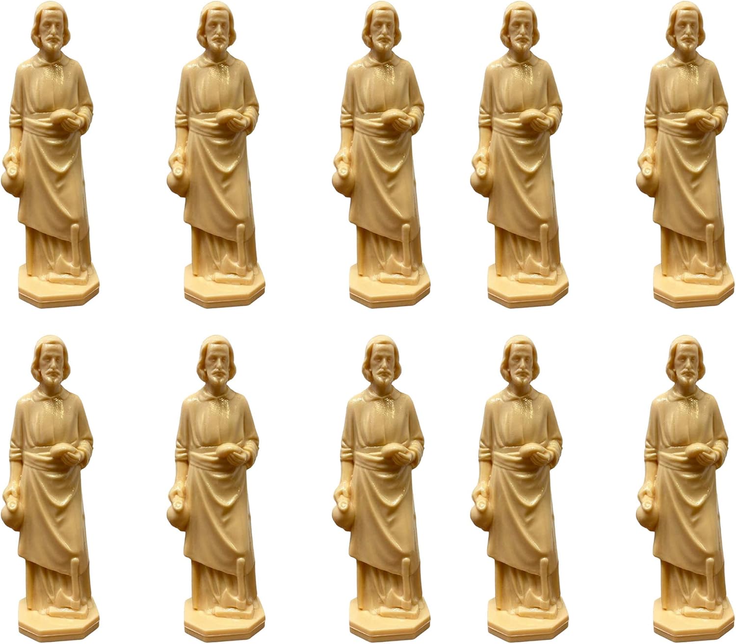 Needzo Mini Saint Joseph Statue Realtor Gift 35 Inches Pack of 10
