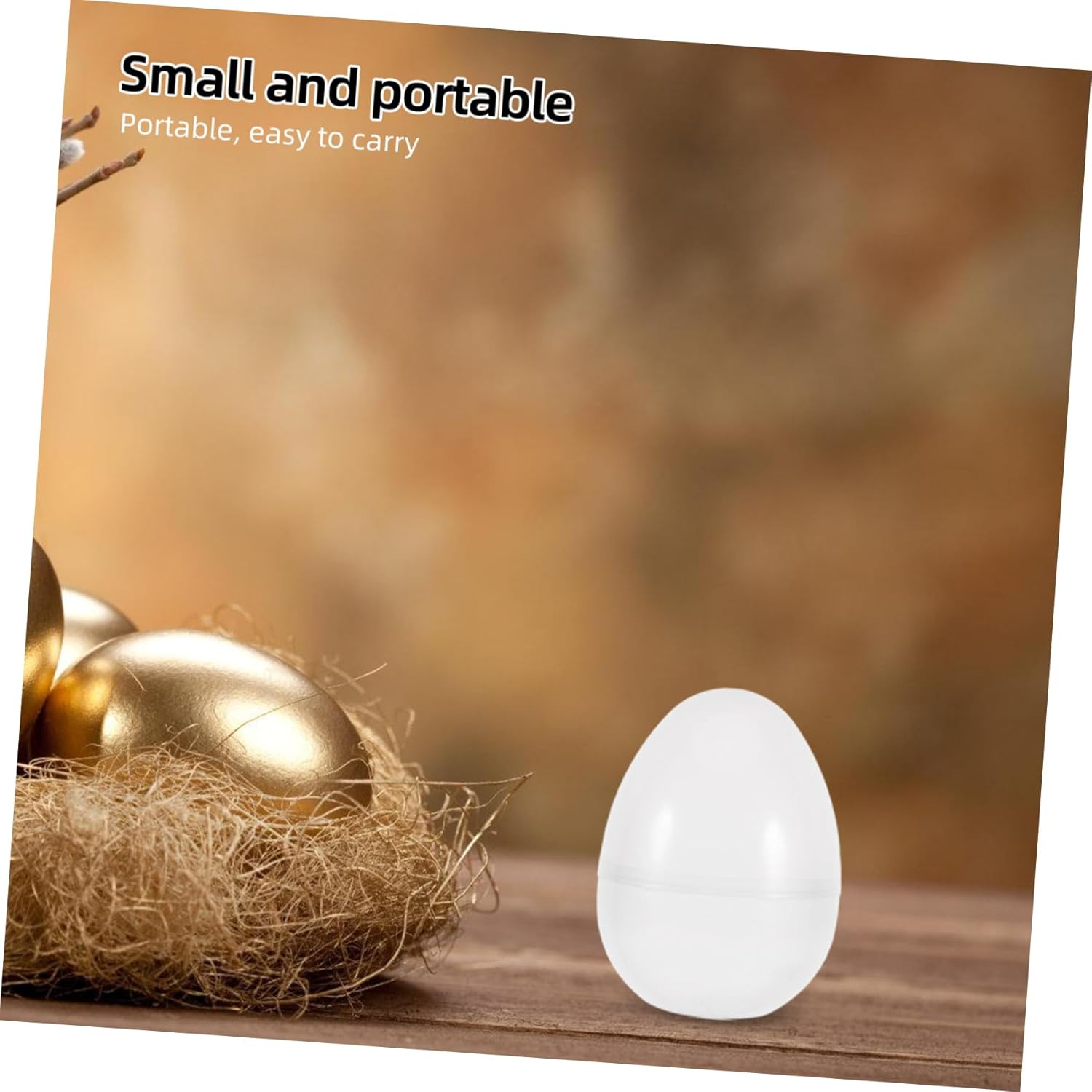PRETYZOOM 6pcs Fillable Easter Eggs for Candy and Surprises