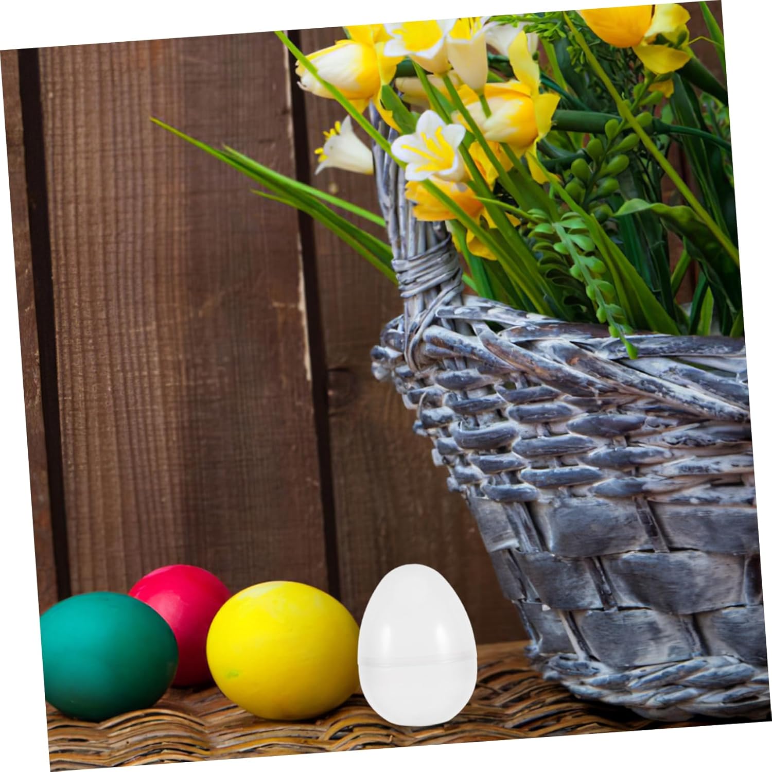 Cabilock 6pcs Jumbo Fillable Easter Eggs