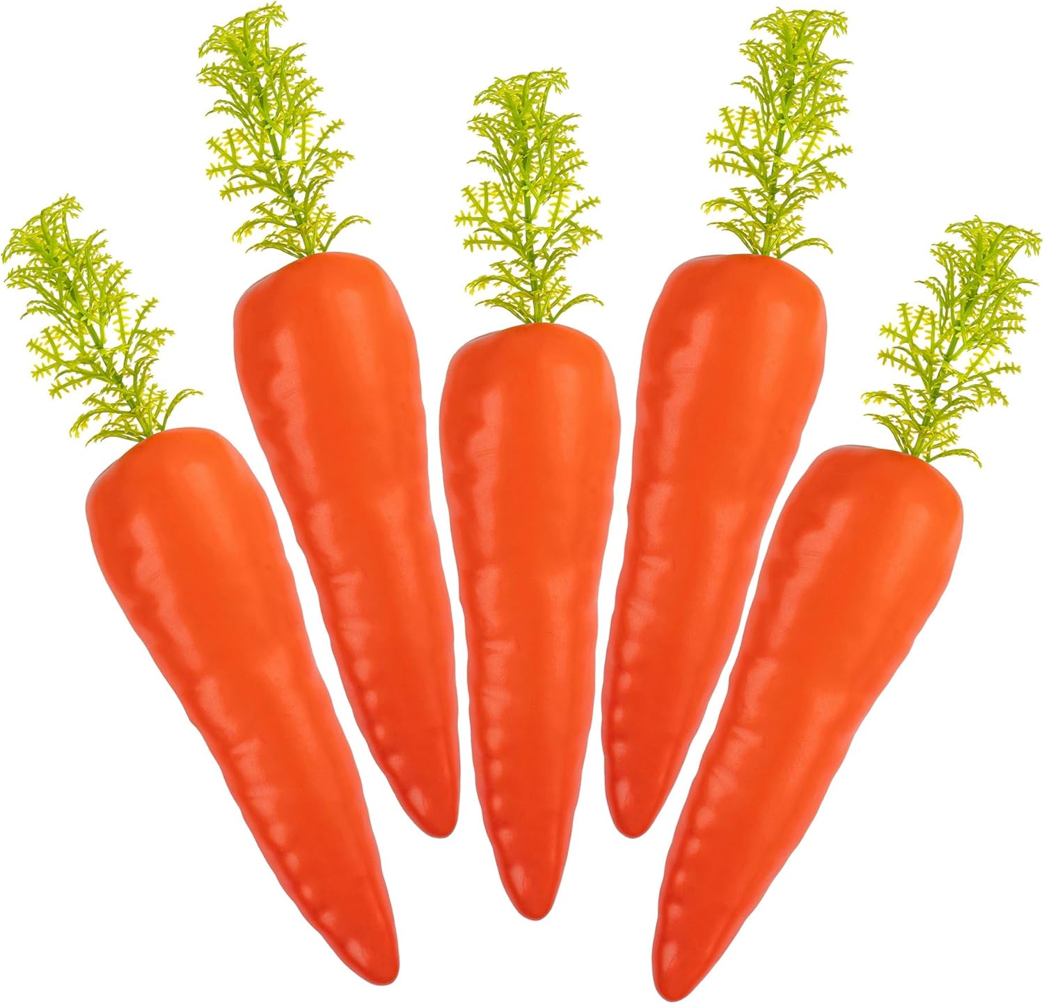 AUEAR 5 Pack Artificial Carrots Decor