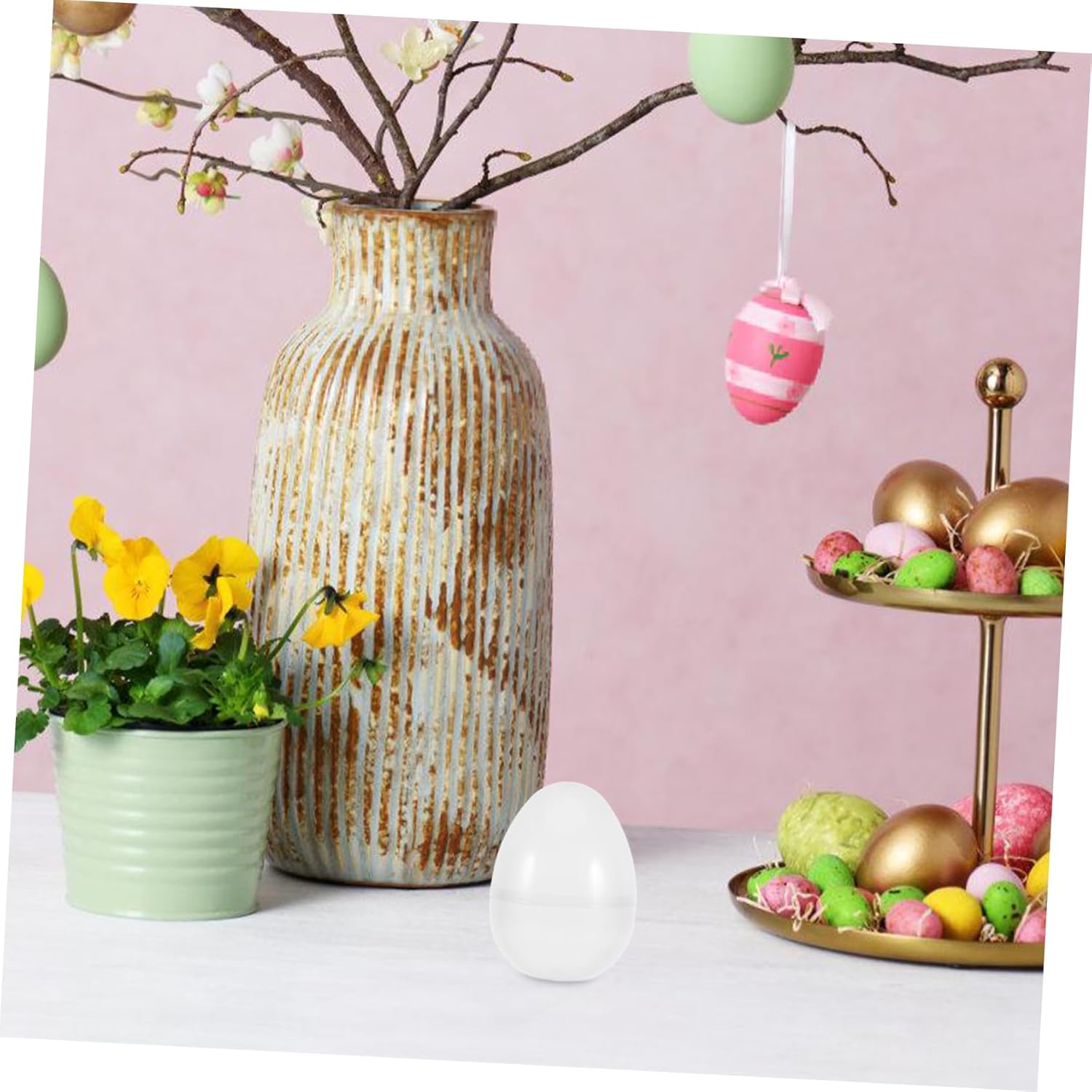 PRETYZOOM 6pcs Fillable Easter Eggs for Candy and Surprises