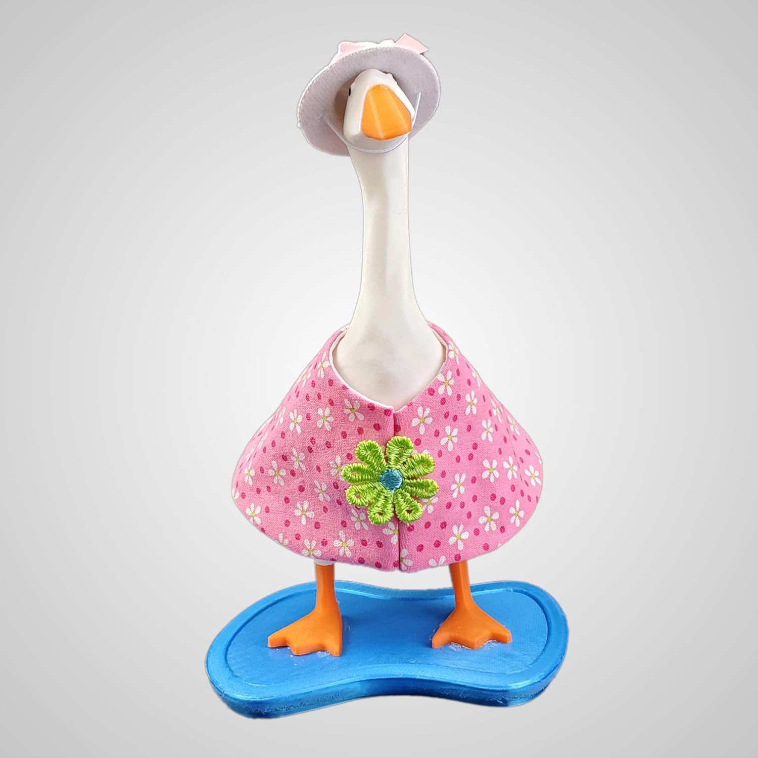 Pink Flower Outfit for 7 Inch Desk Goose
