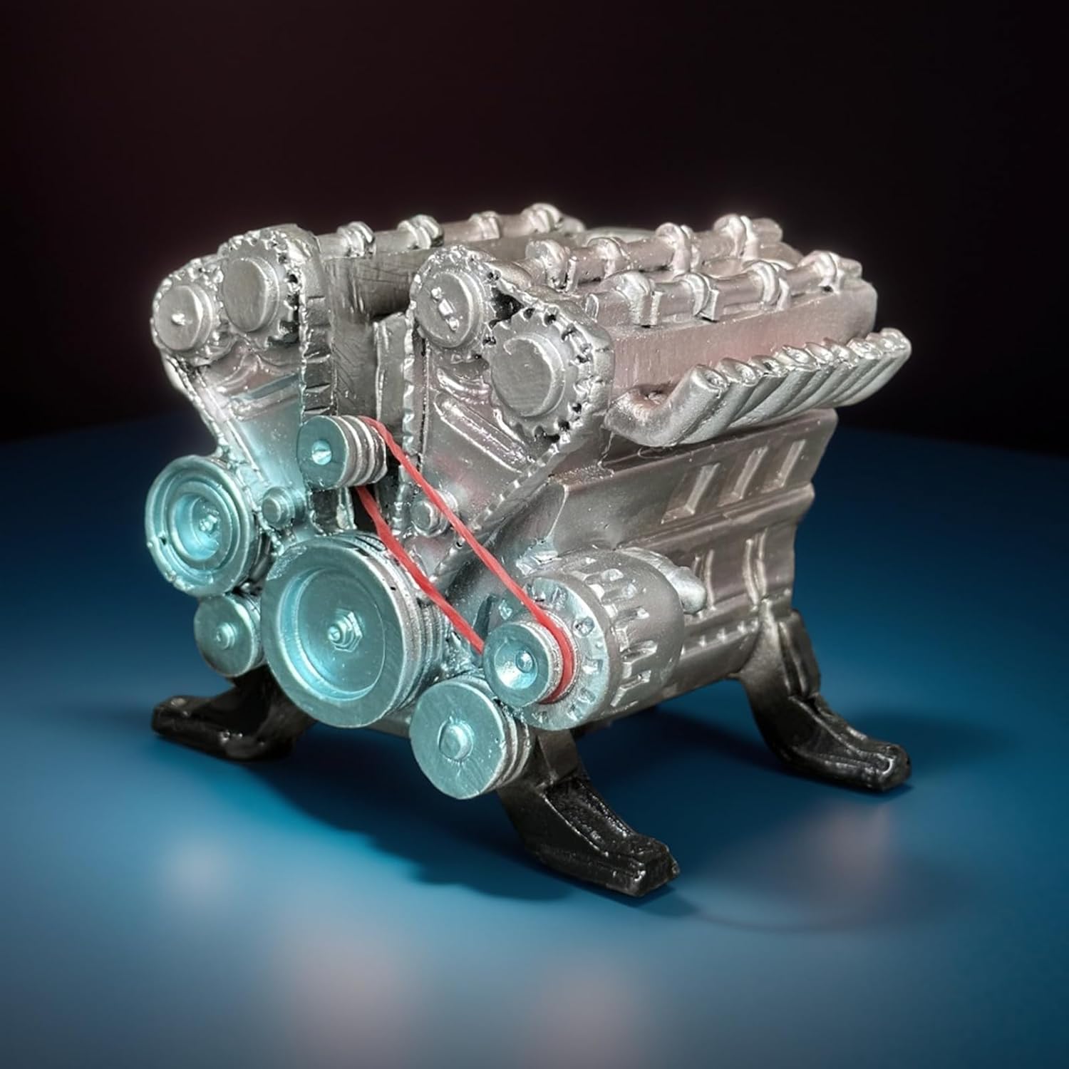 Meideli V8 Engine Model 4 8 Cylinder Car Resin Decoration