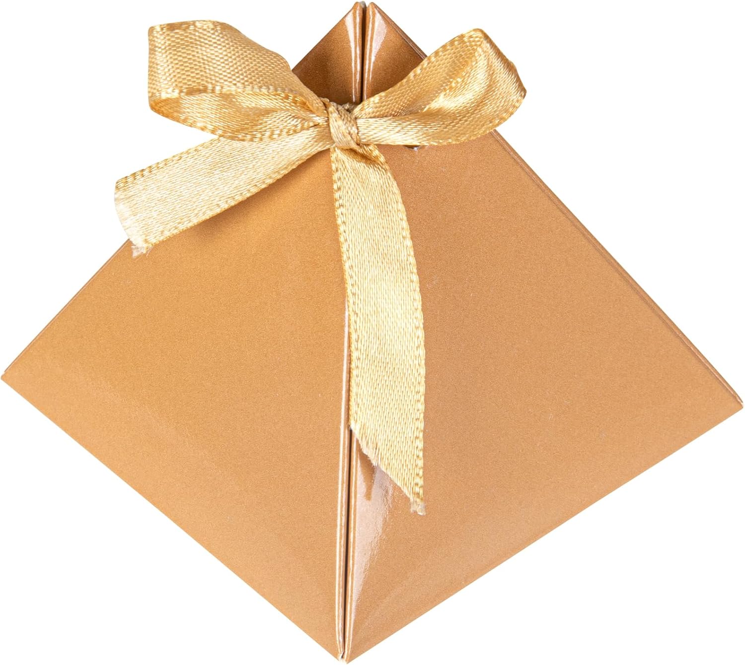 Restaurantware Pyramid Favor Boxes 3x3x3 Inch 100 Pack