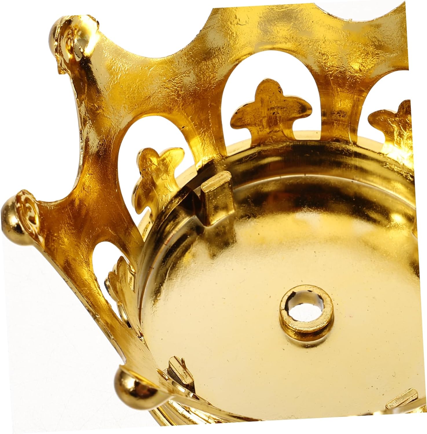 Wakauto 12pcs Gold Silver Wedding Candy Box Fillable Crown Dome