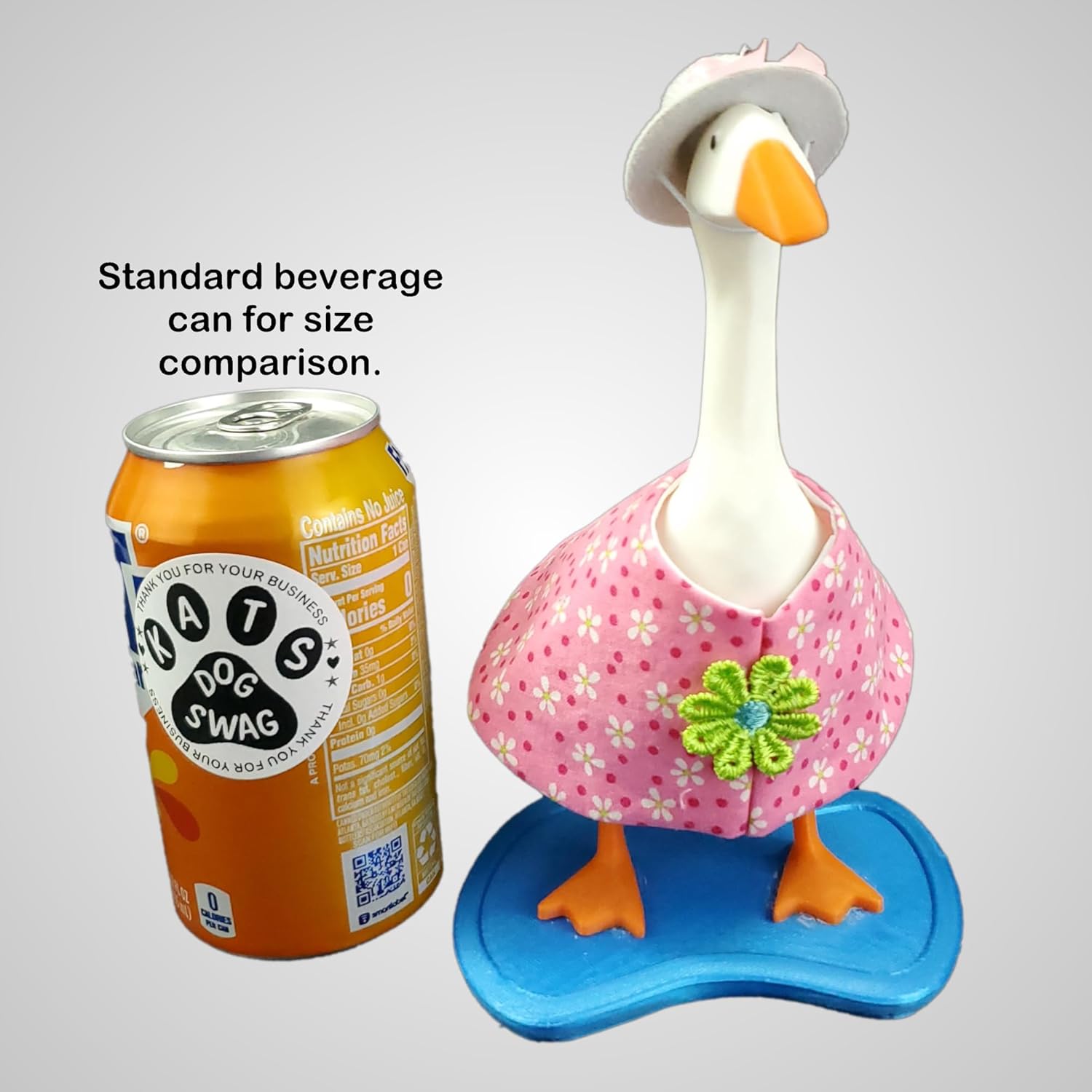 Pink Flower Outfit for 7 Inch Desk Goose