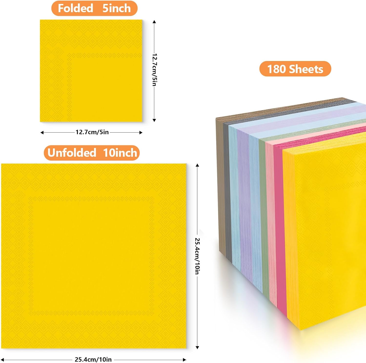 MITINU Cocktail Napkin Paper 9 Colors