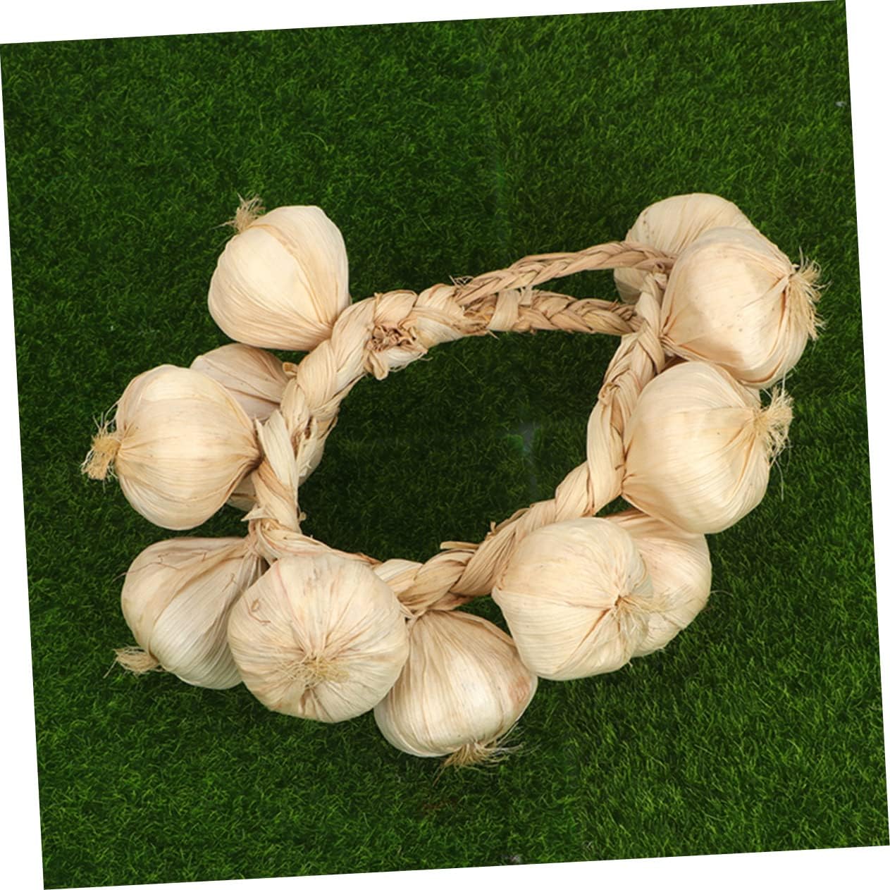 2Pcs Lifelike Garlic Strings Wall Hanging Decor