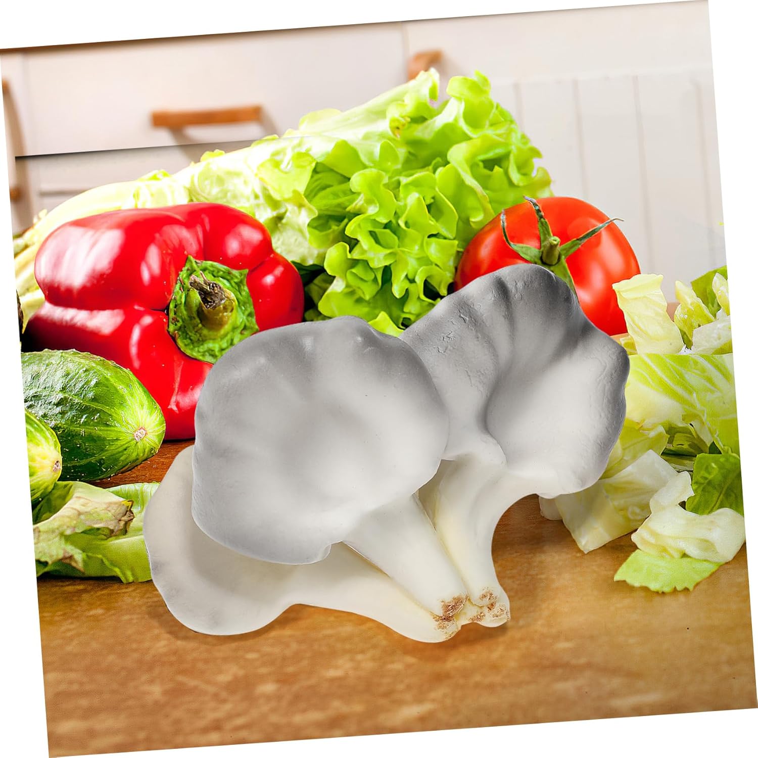 SOLUSTRE Vivid Fake Straw Mushroom Decor Prop