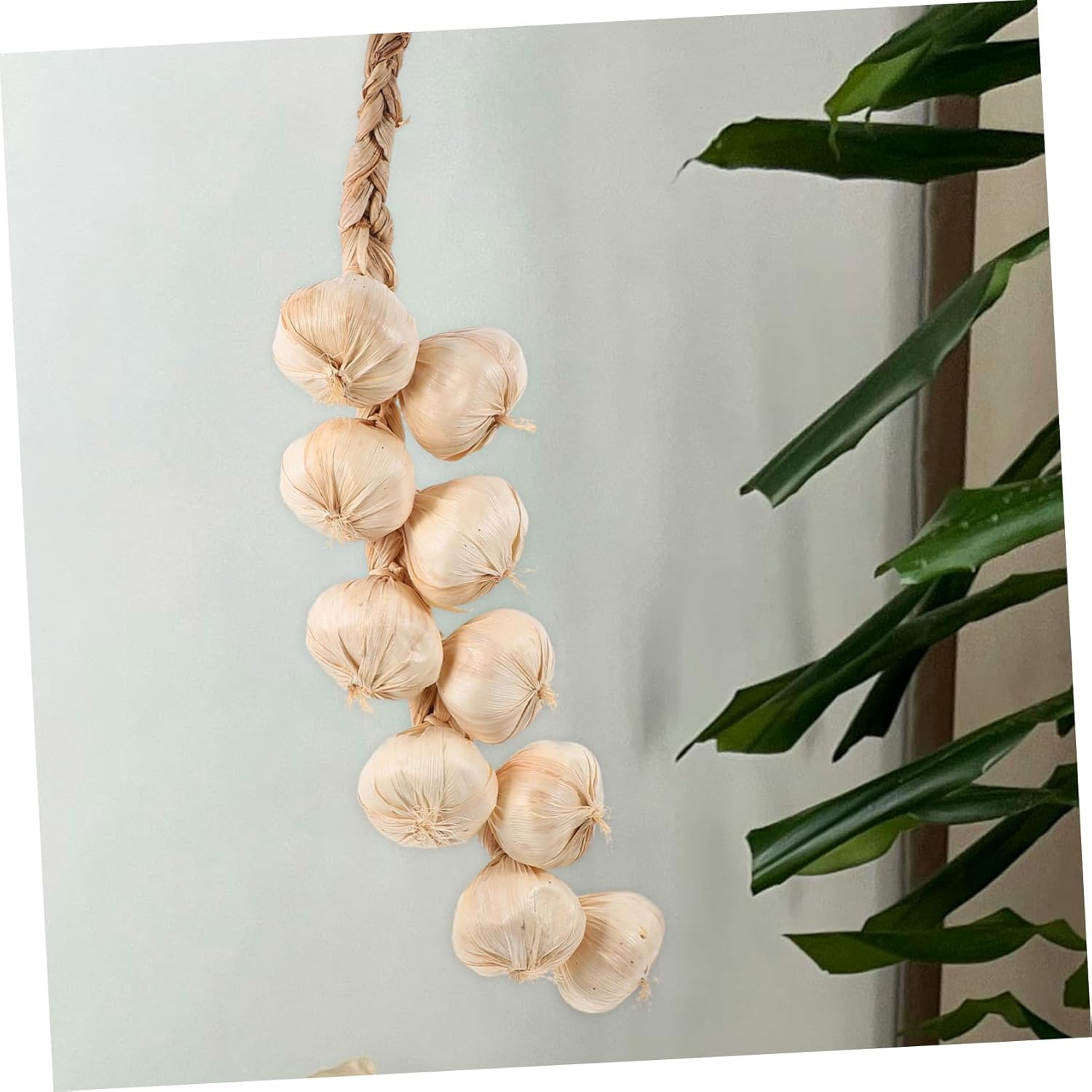 3Pcs Lifelike Fake Garlic Strings for Home and Photography Props