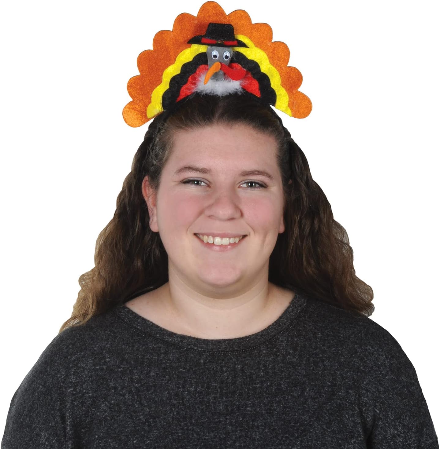 Beistle Turkey Headband Costume Accessory for Thanksgiving