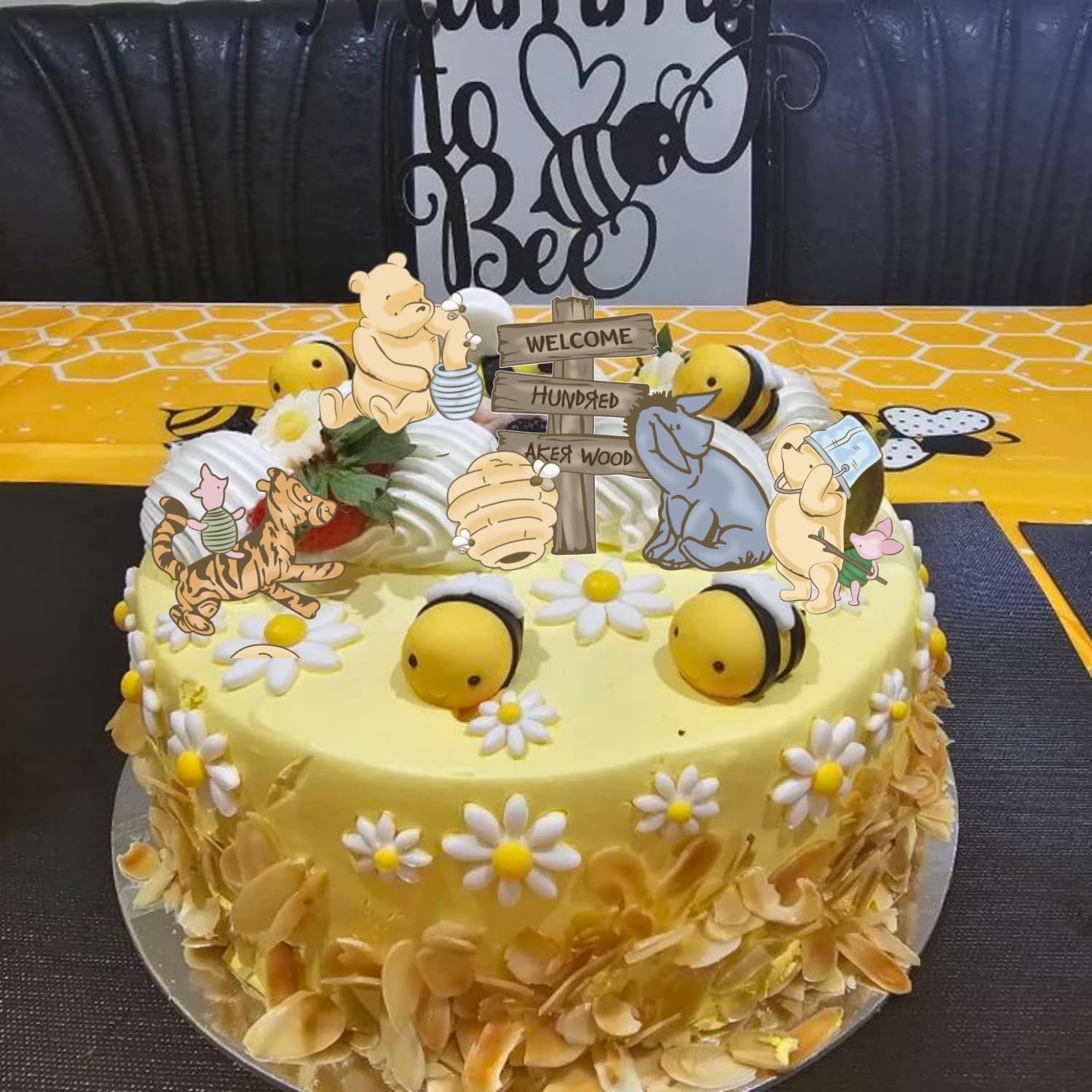 Winnie The Pooh Cake Topper Kit 12PCS