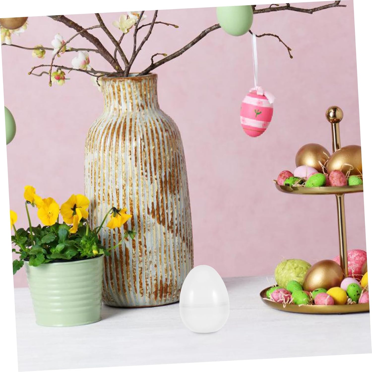 Cabilock 6pcs Jumbo Fillable Easter Eggs