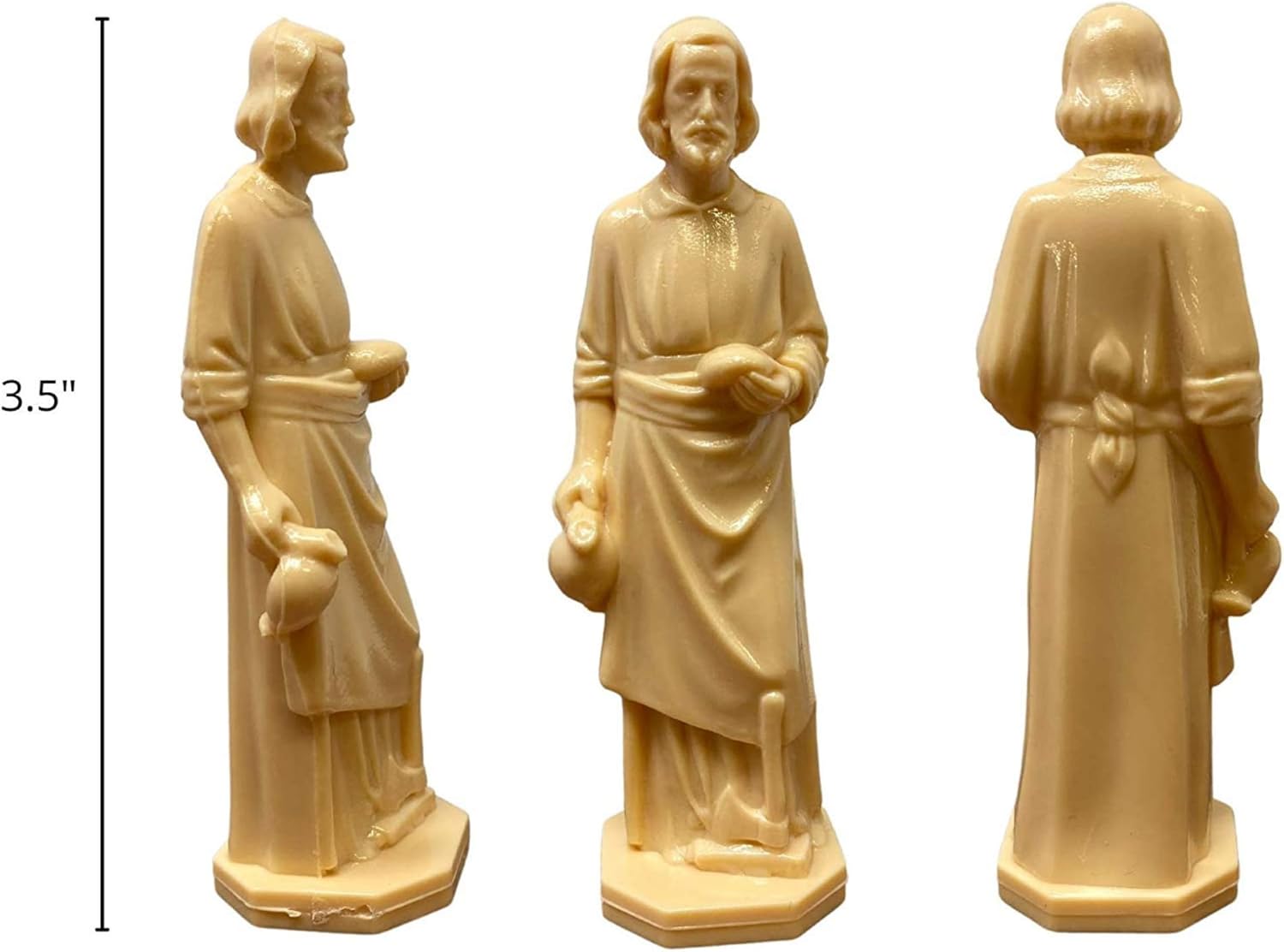 Needzo Mini Saint Joseph Statue Realtor Gift 35 Inches Pack of 10