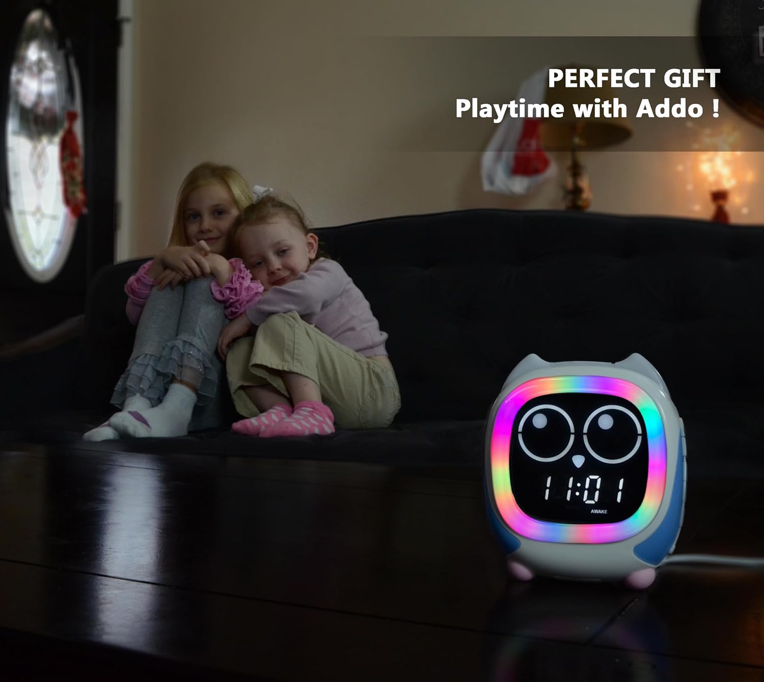 iTOMA Addo Kids Alarm Clock with Bluetooth and White Noise