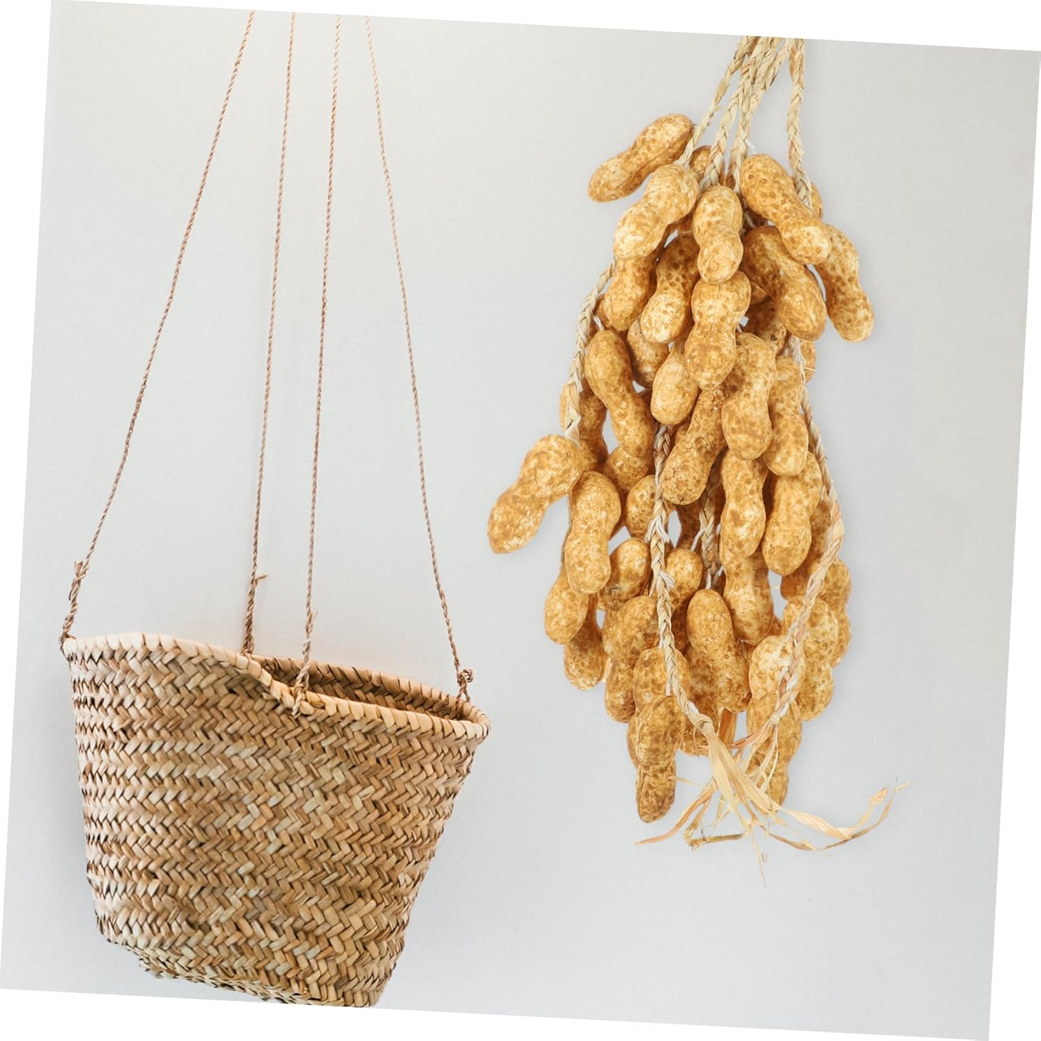 GLEAVI 5Pcs Realistic Hanging Peanut Decor String Props