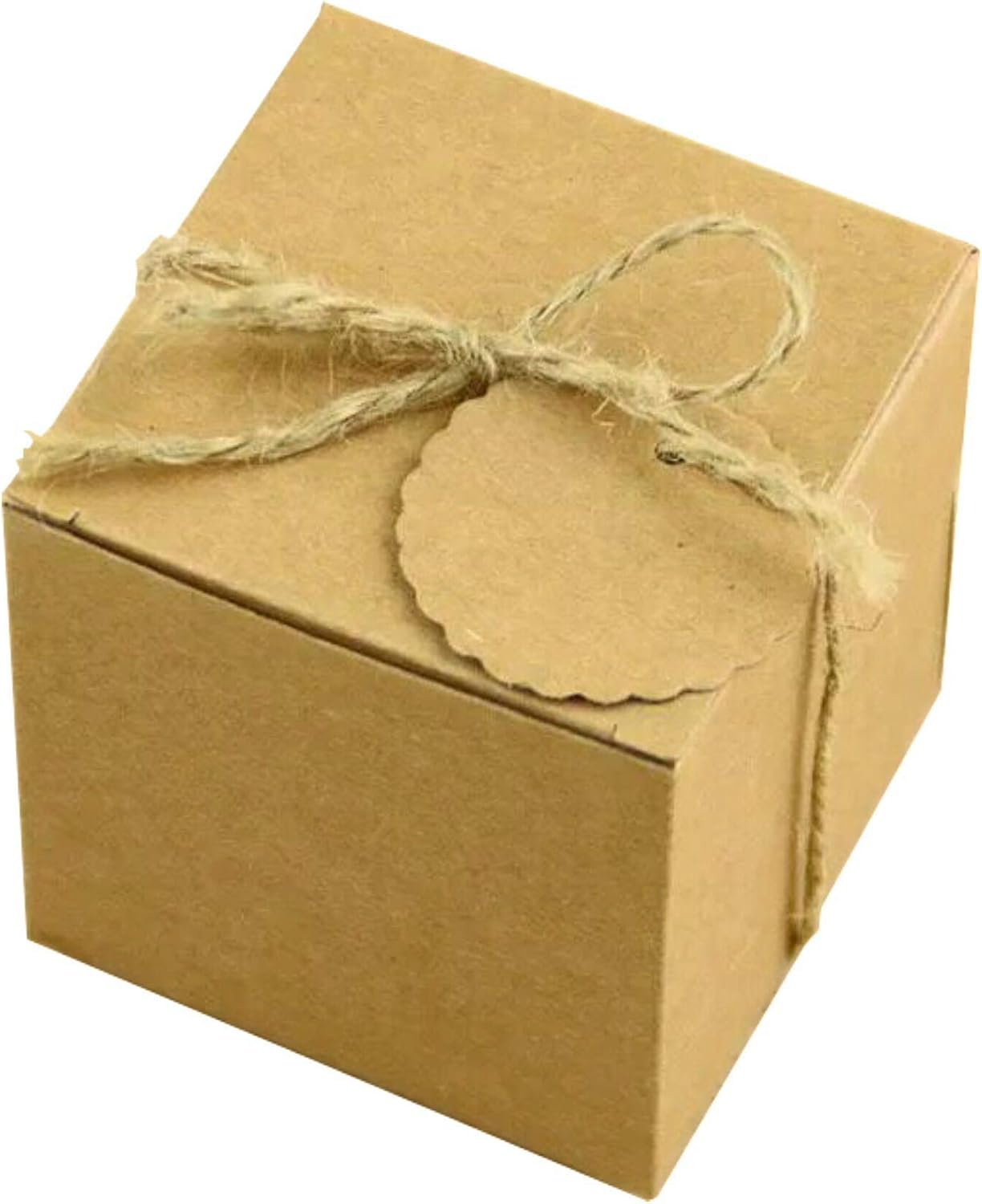 AWESON PARTY Kraft Paper Cube Favor Box Kit 50pc