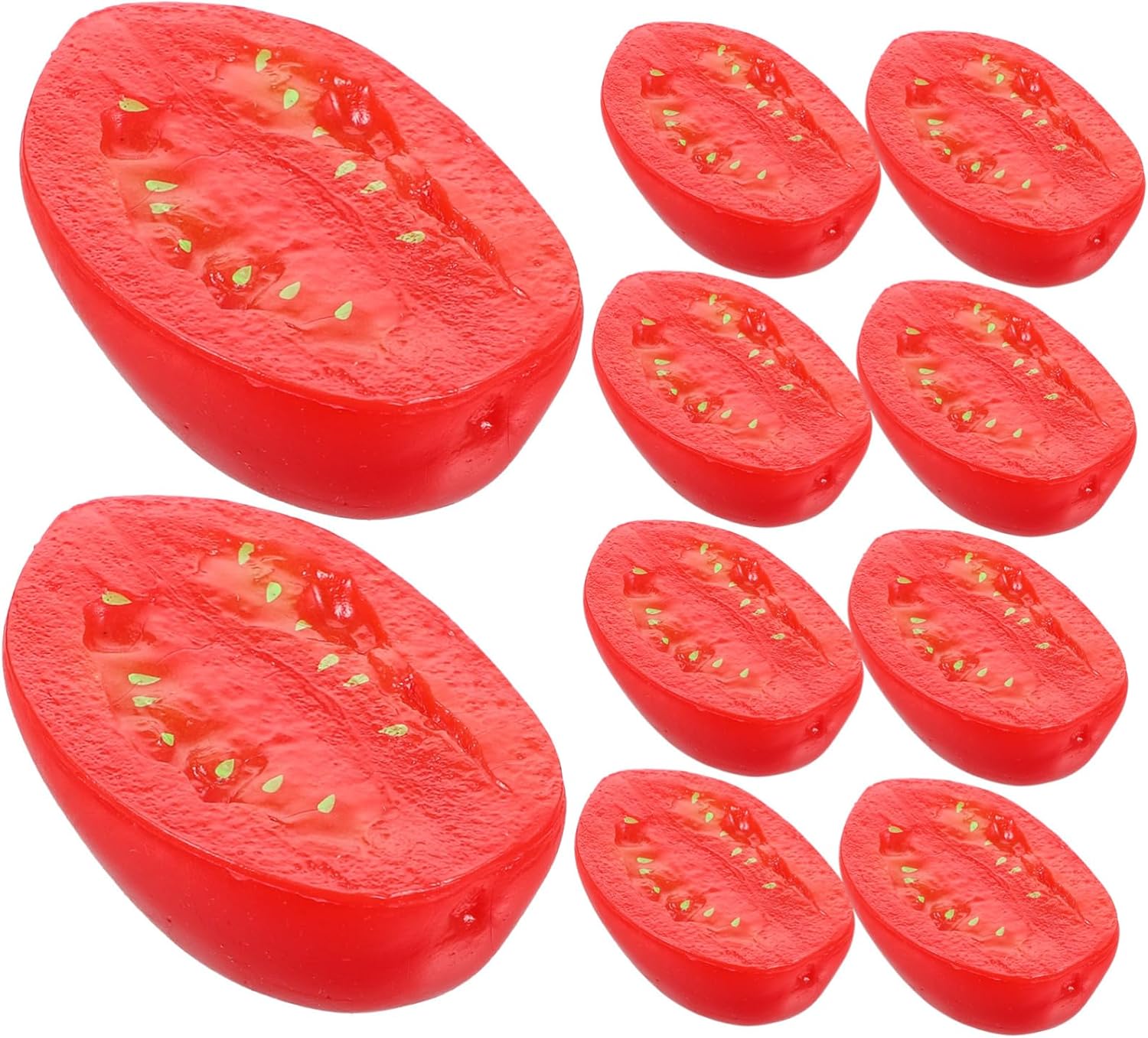 Healifty 10pcs Simulated Half Cherry Tomato Decor