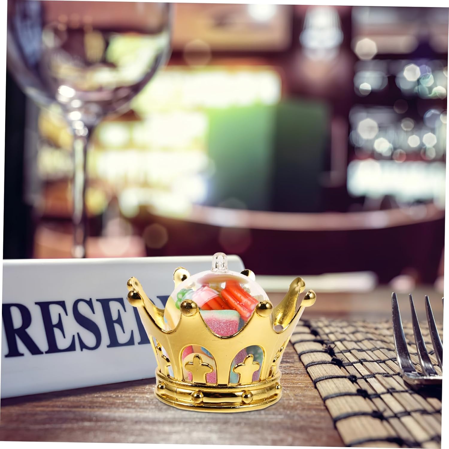 12pcs Electroplated Gold Silver Candy Box Princess Party Favor Wedding Favors
