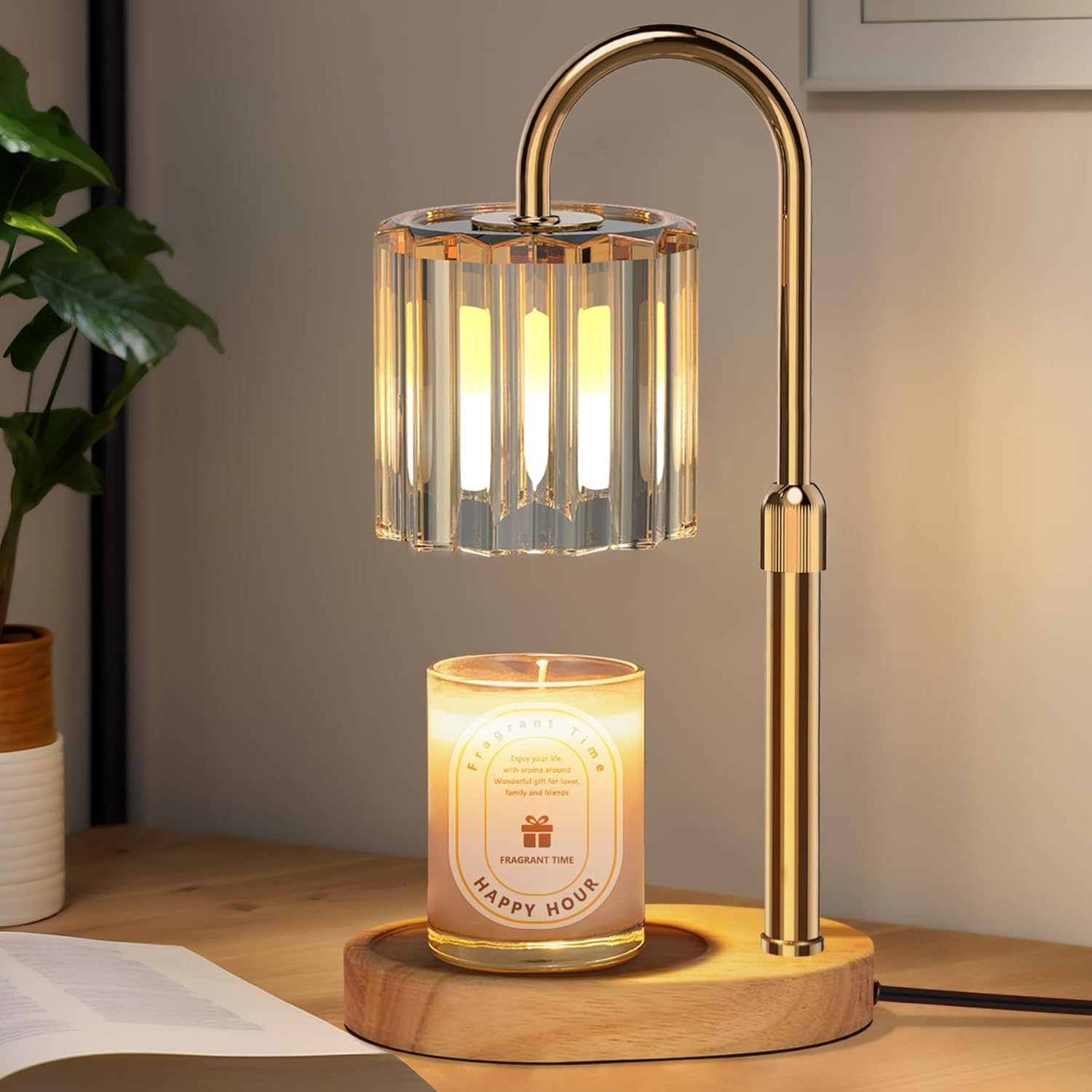 Lukasa Candle Warmer Lamp with Timer and Dimmer