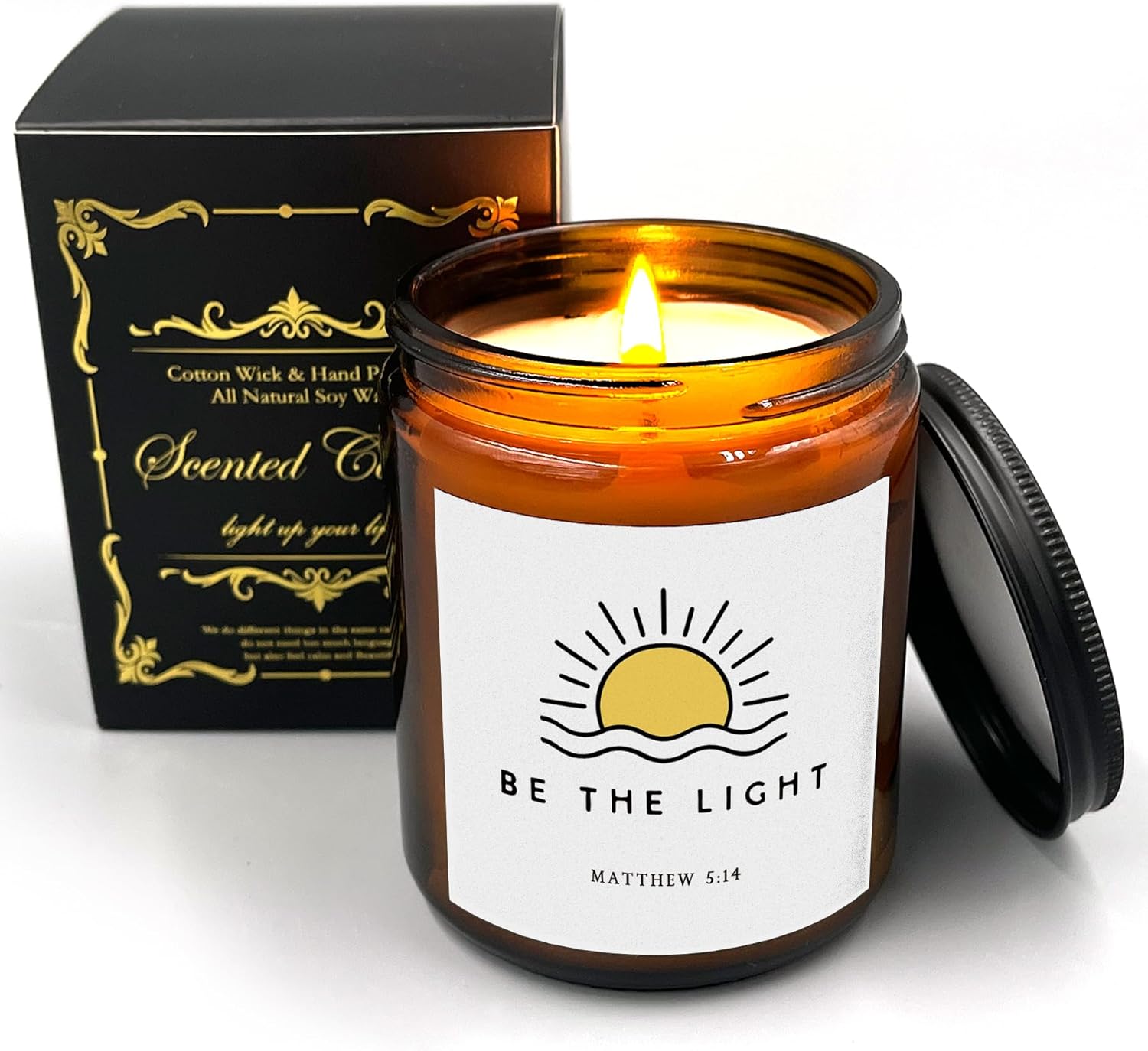 Christian Candle Religious Candles Sun Candle 8 Oz