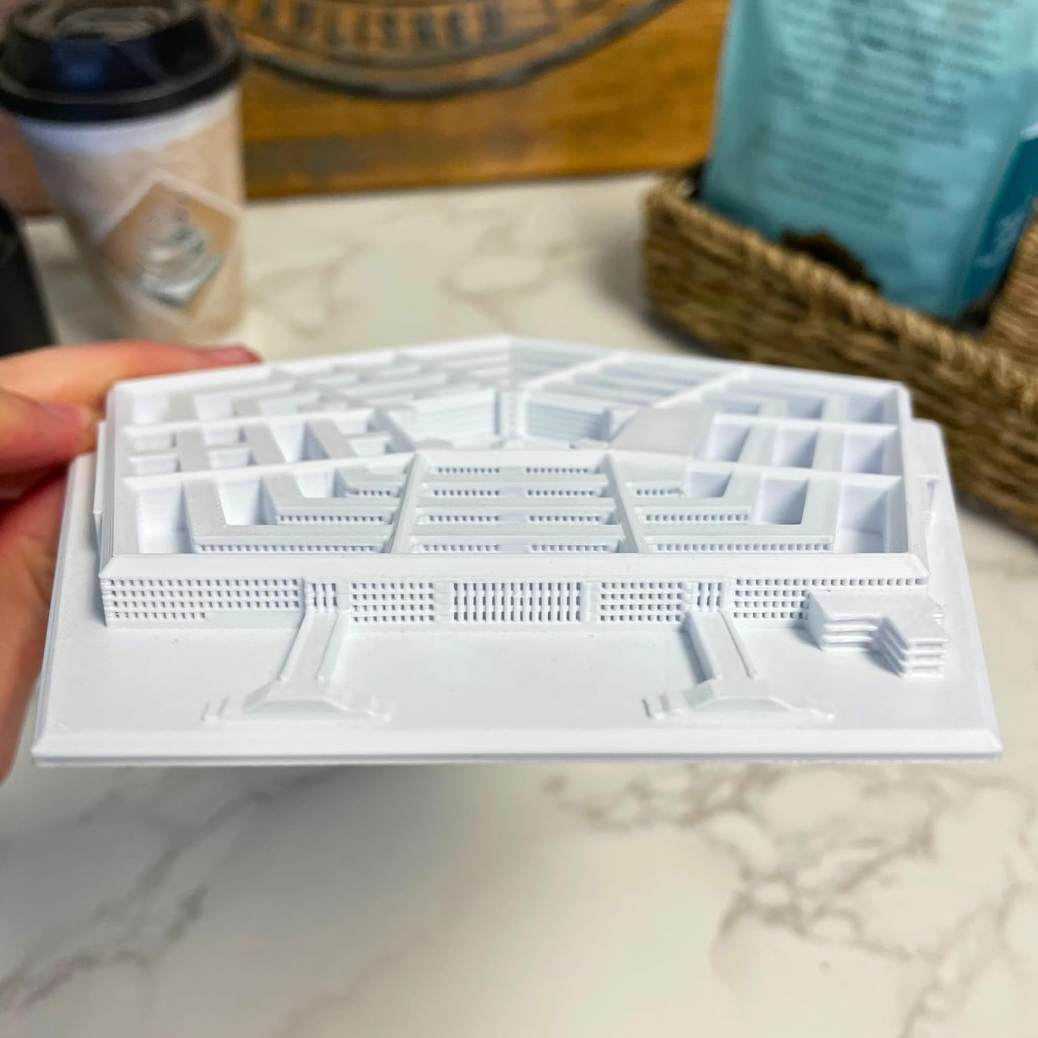 Pentagon Building Model - US Defense Headquarters Replica