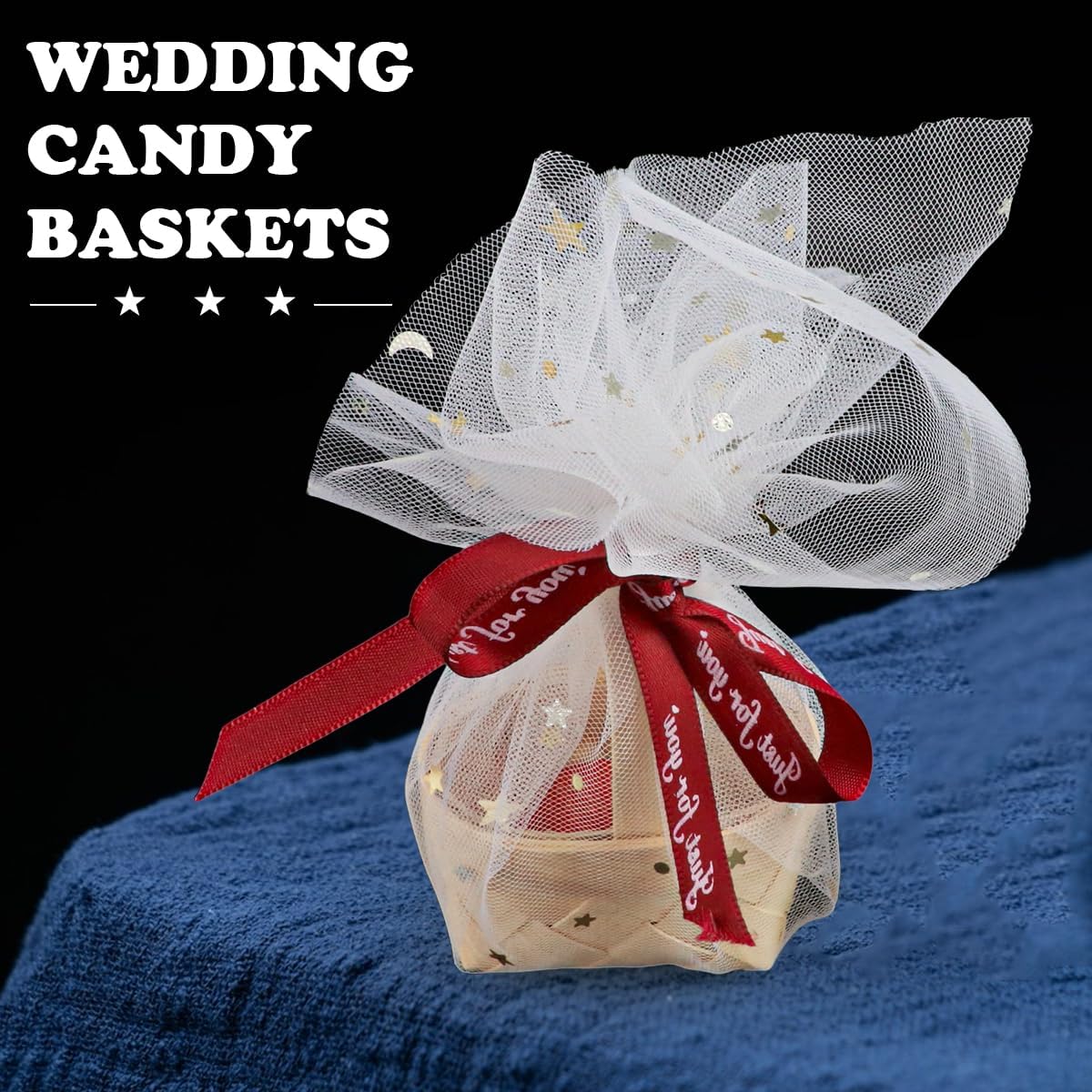 15Pcs Mini Woven Baskets with Handles for Wedding and Crafts