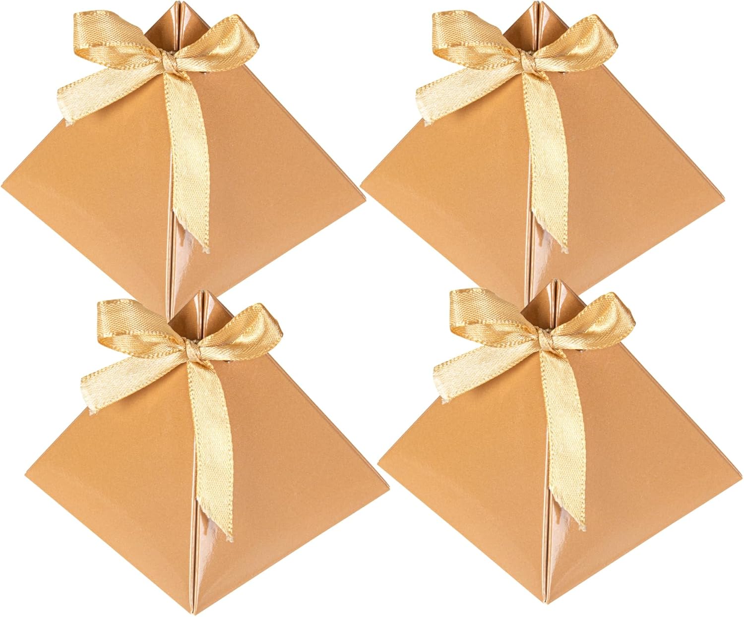 Restaurantware Pyramid Favor Boxes 3x3x3 Inch 100 Pack