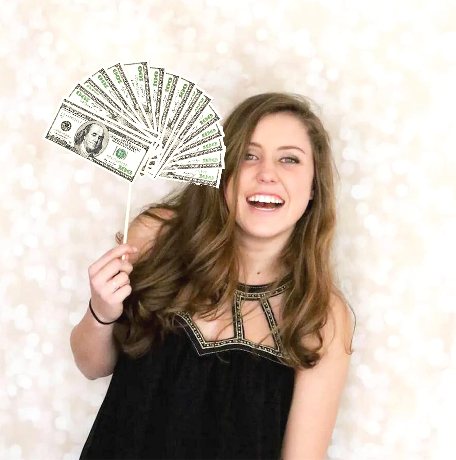 Fun Money Theme Photo Booth Props for Parties