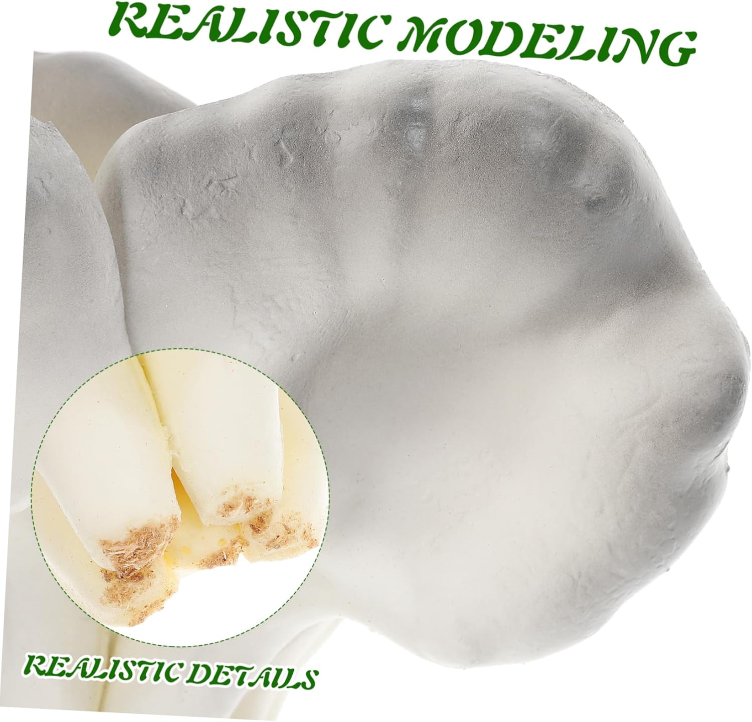 Realistic Artificial Oyster Mushrooms Photo Prop