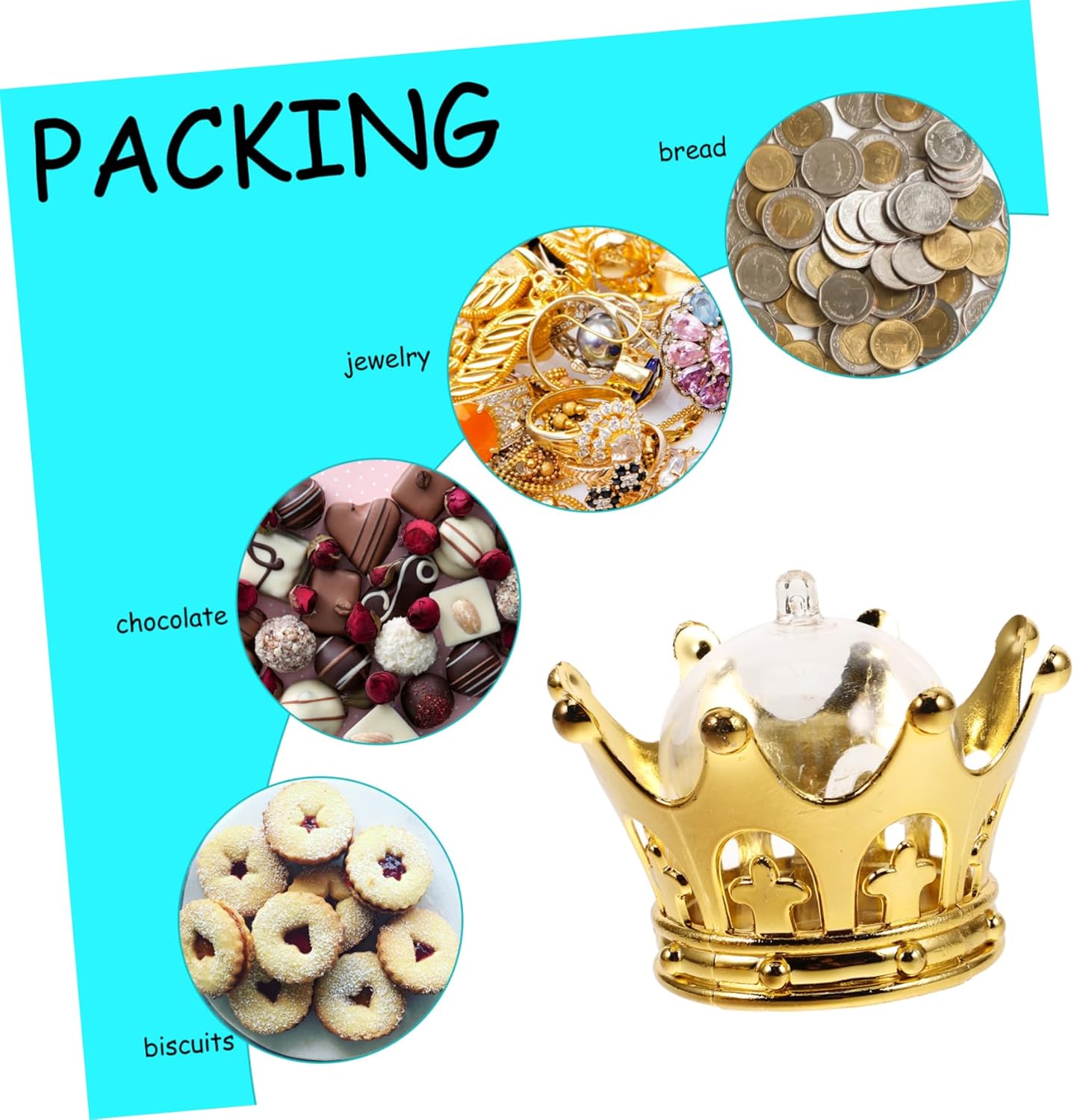 12pcs Candy Jar Unique Party Favor Box for Snacks and Treats