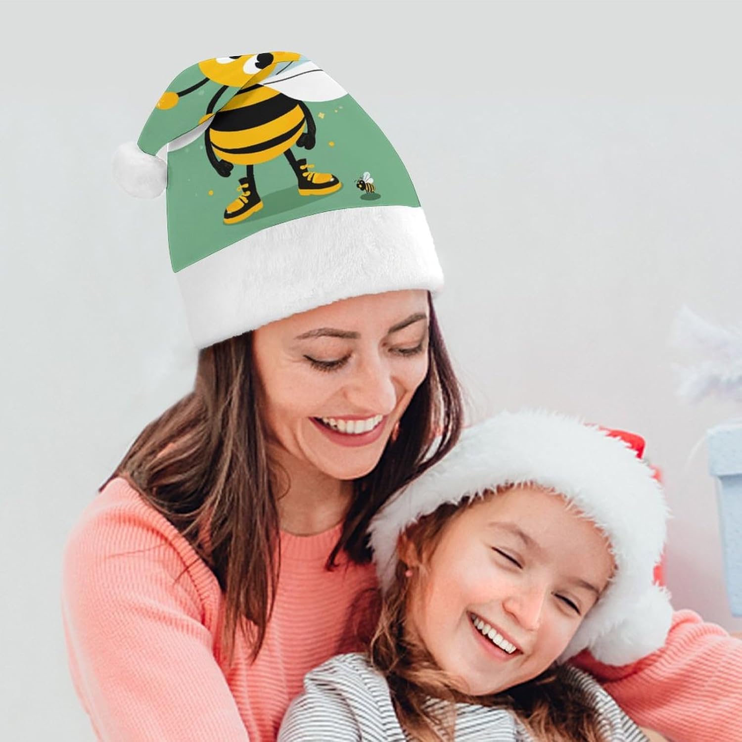 Cartoon Bee Christmas Hat Novelty Headwear