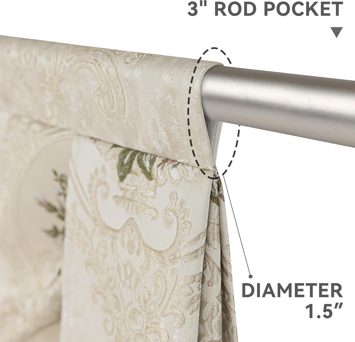 Loom And Mill Luxury Waterfall Valance Valance With Tassels