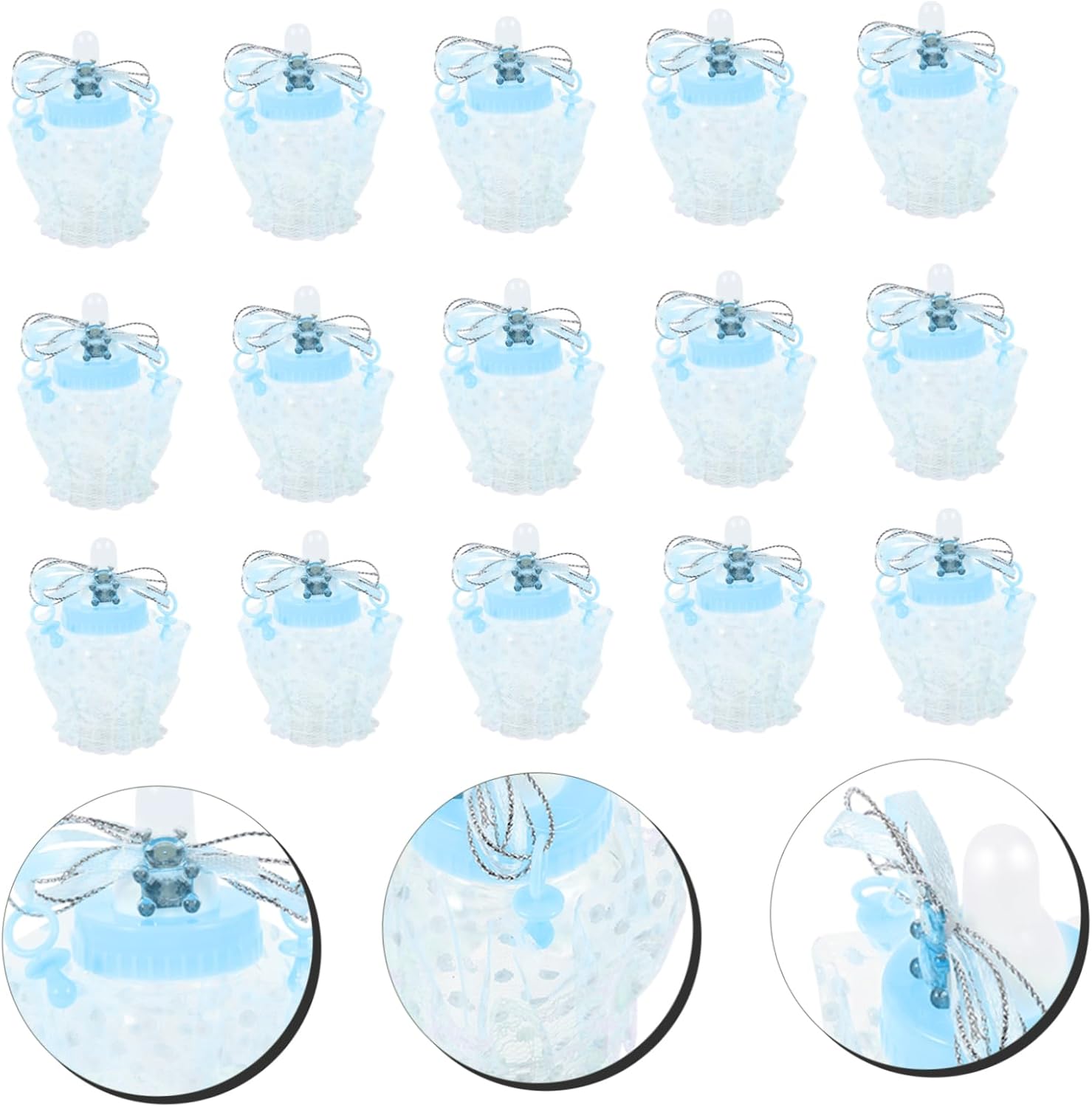 12pcs Bottle Shaped Candy Boxes for Shower Favors and Party Treats