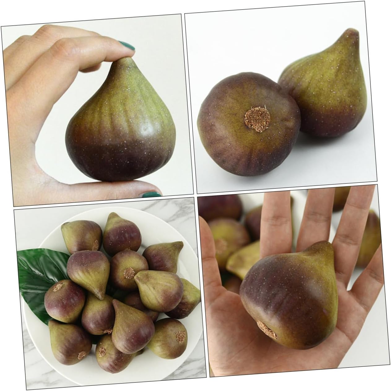 ABOOFAN 5Pcs Artificial Fig Fruit Models Decorative Props