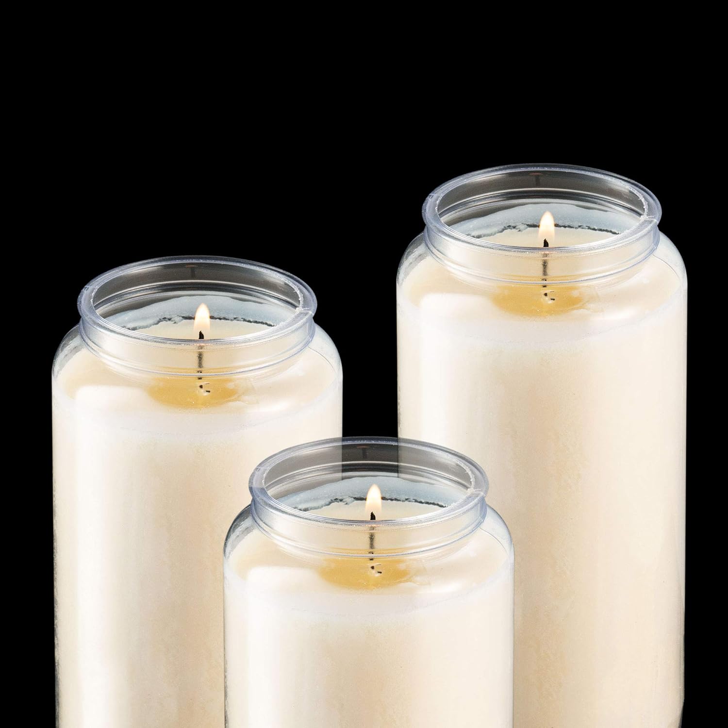 Tribello 6 Day Candles 6 Pack White Pillar Candles