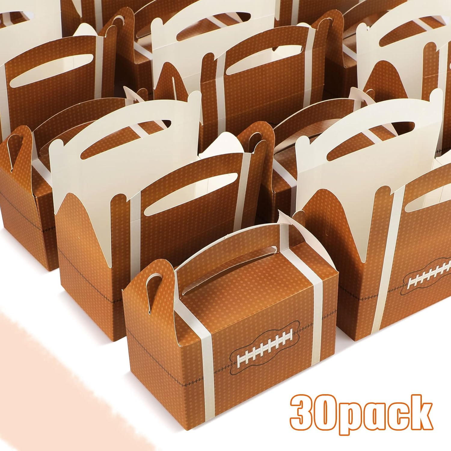 Marspark 30 Pcs Football Themed Treat Boxes