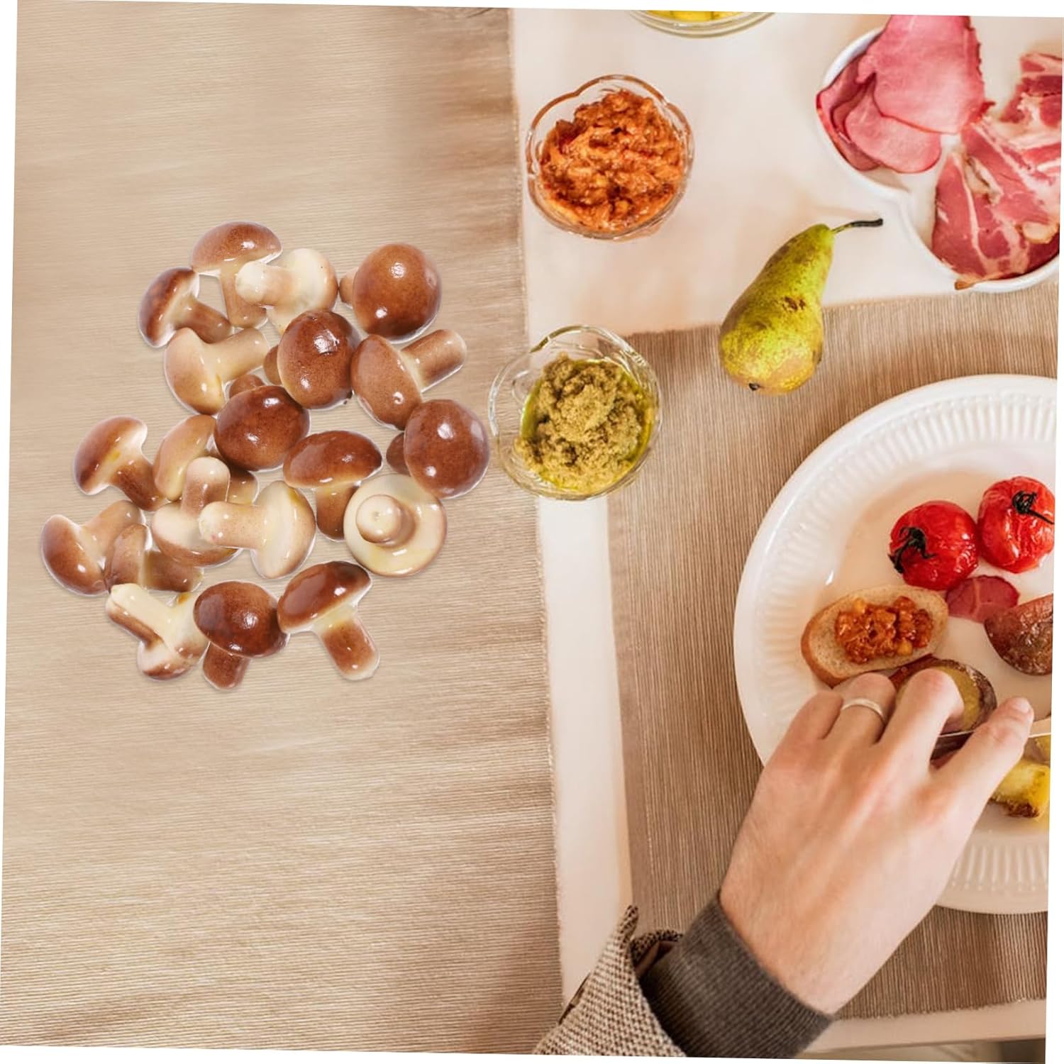 Garneck Fake Mushroom Models for Photo Props and Kids Accessories