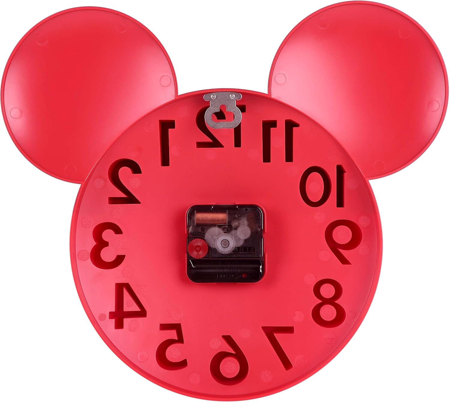 MEIDI CLOCK Wall Clock with 3D Numbers for Mickey Mouse Lovers