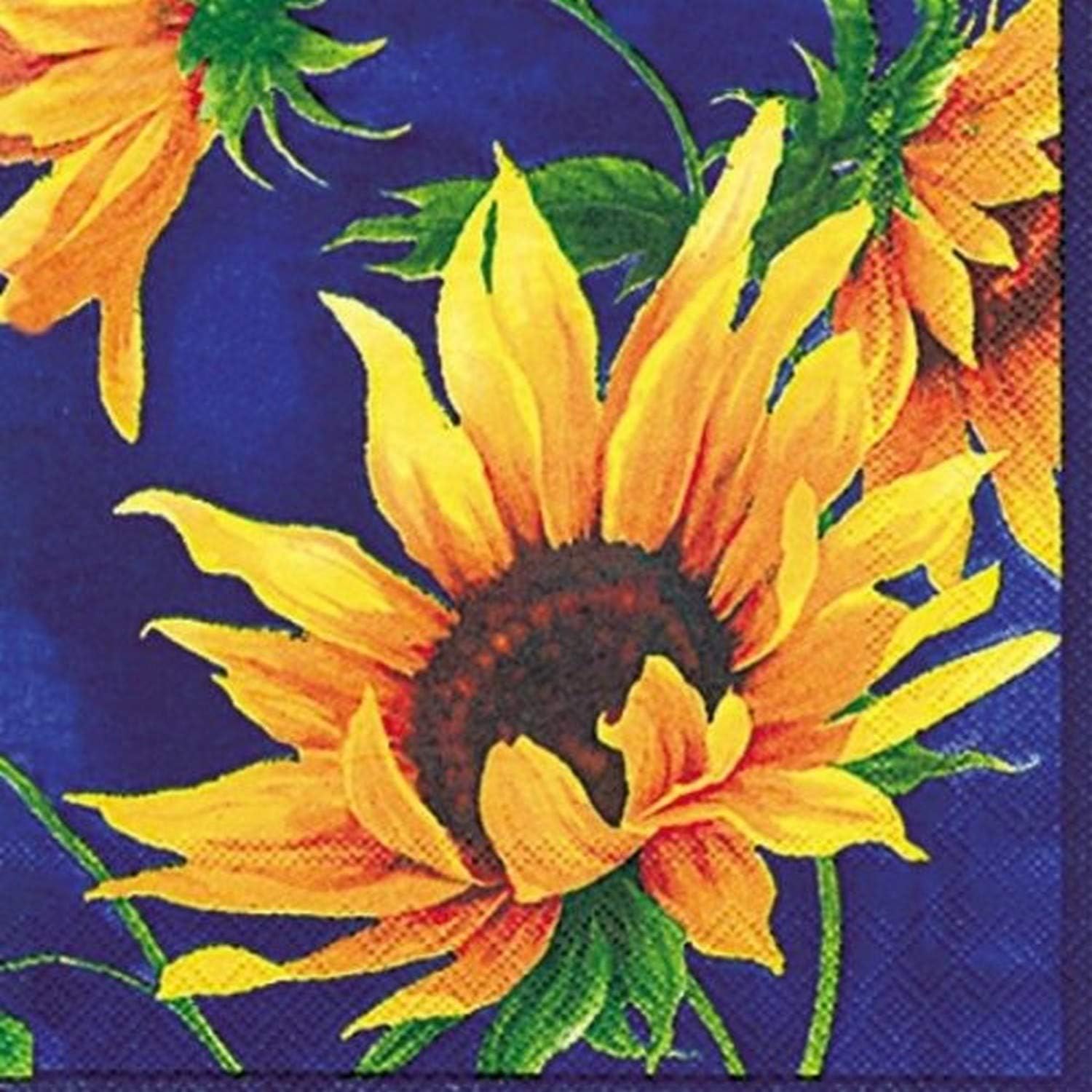 IHR Ideal Home Party Napkins 3-Ply Blue Sunshine 20 Count